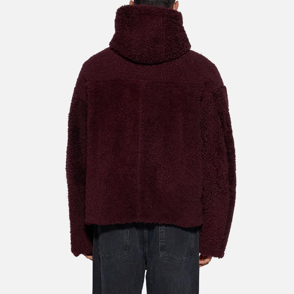 Salvatore Santoro GIACCA IN SHEARLING - BORDEAUX In Linea