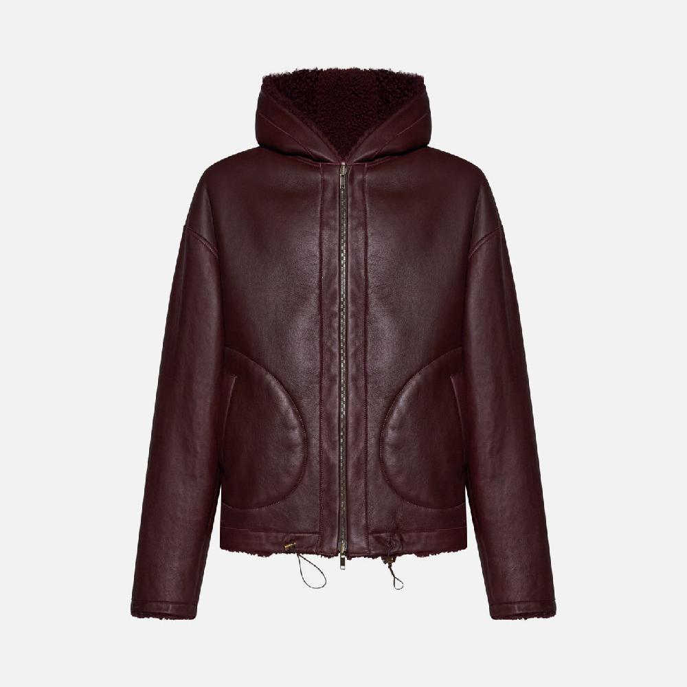 Salvatore Santoro GIACCA IN SHEARLING - BORDEAUX In Linea