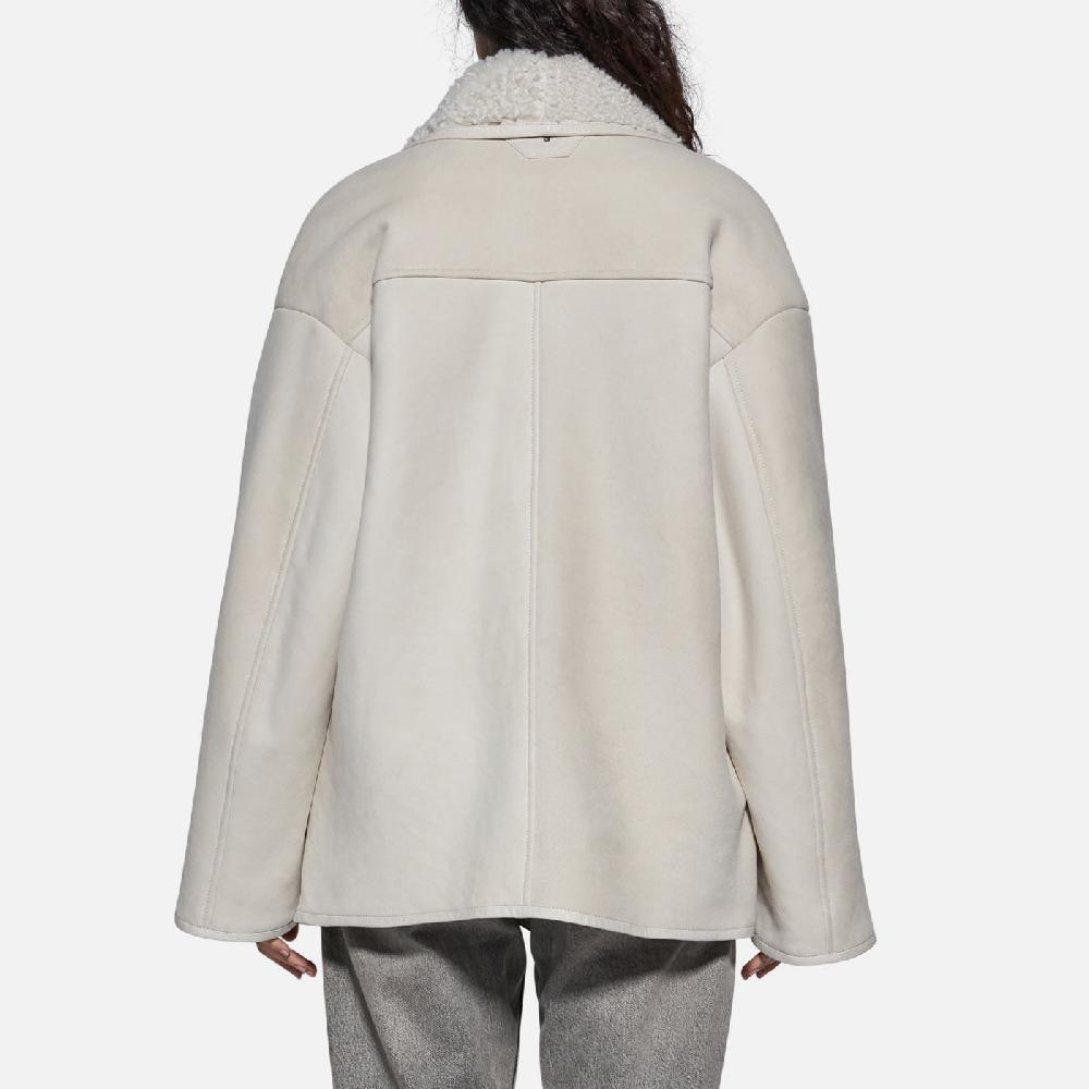 Salvatore Santoro GIACCA IN SHEARLING - IVORY Consegna Veloce