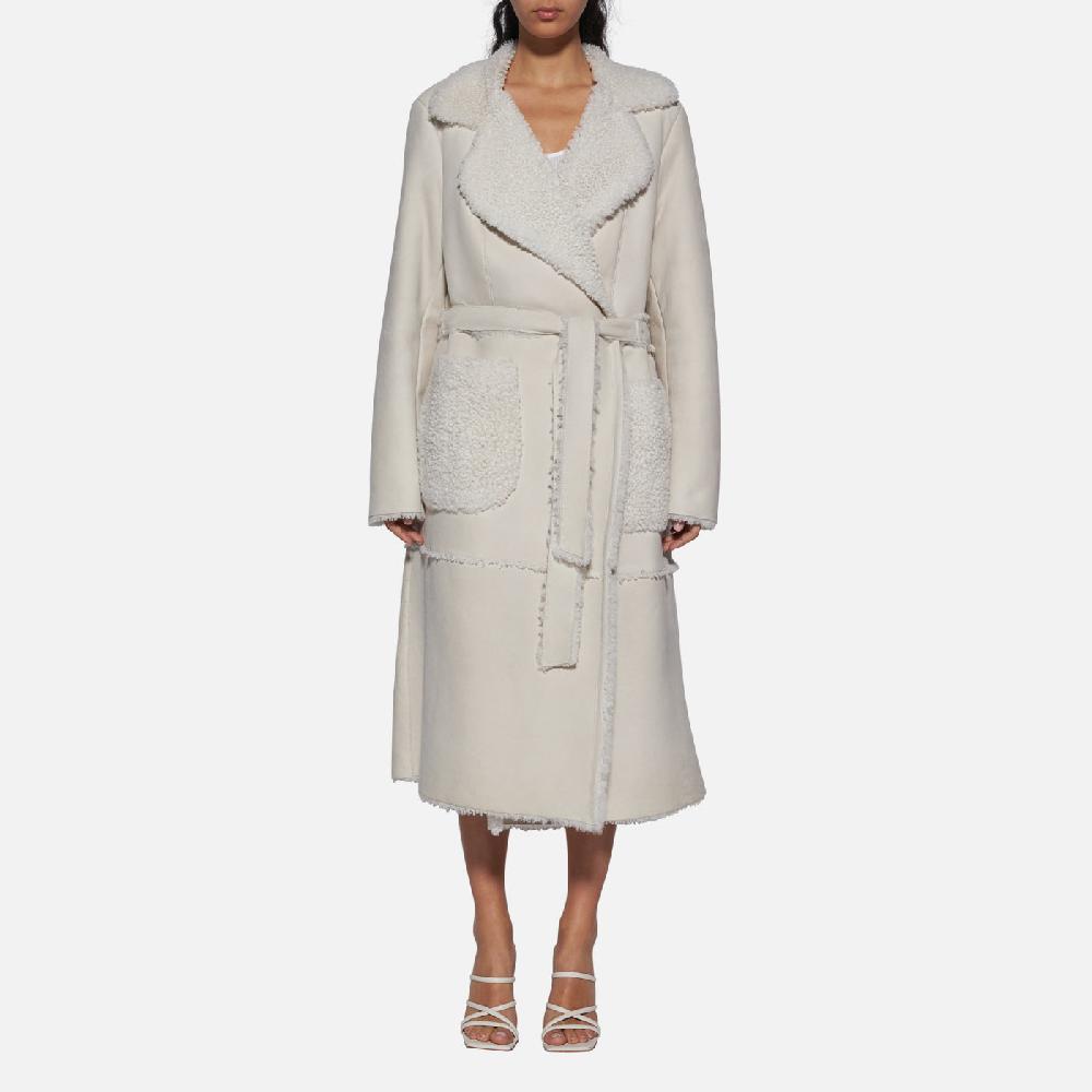Salvatore Santoro CAPPOTTO IN SHEARLING - IVORY Promozione Limitata