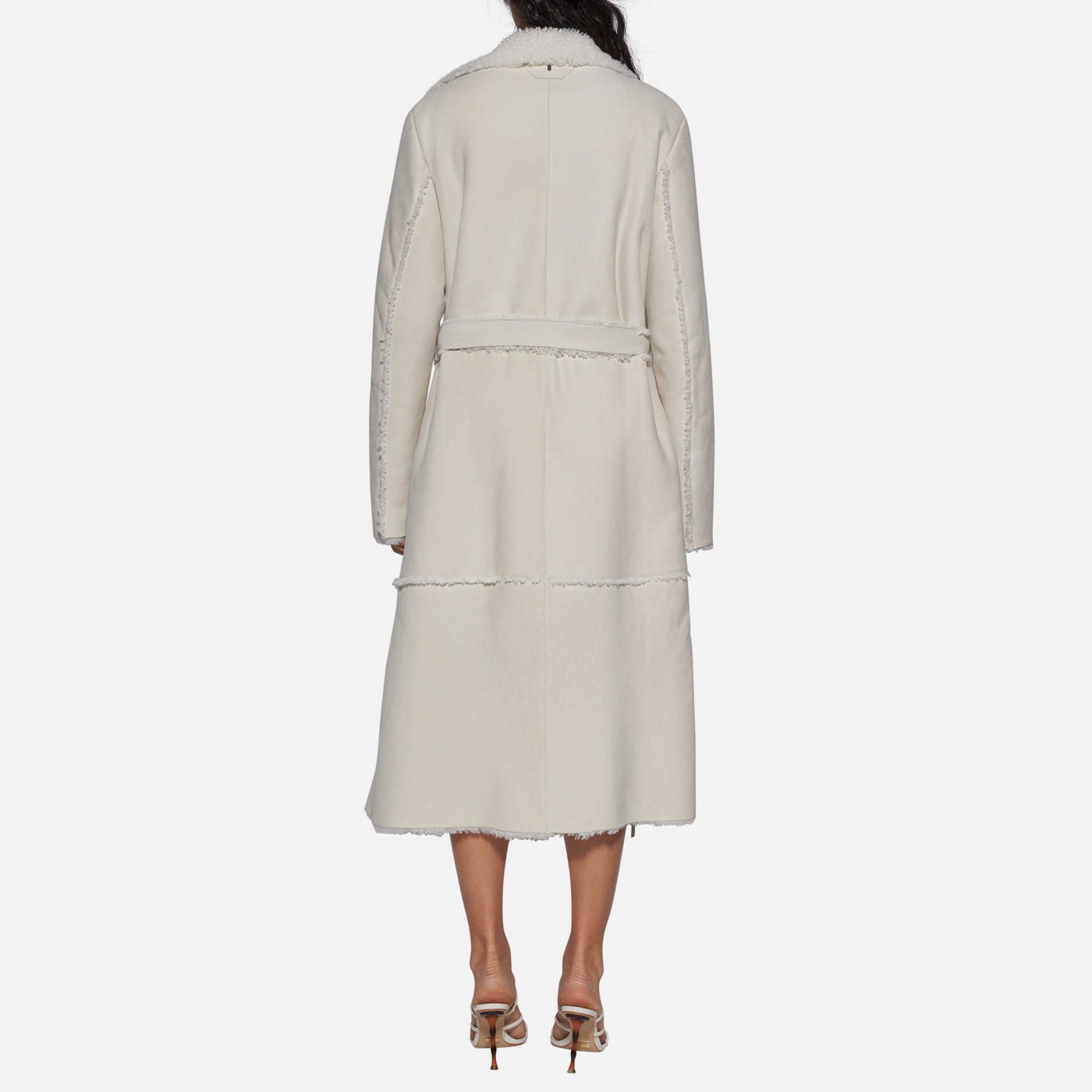 Salvatore Santoro CAPPOTTO IN SHEARLING - IVORY Promozione Limitata