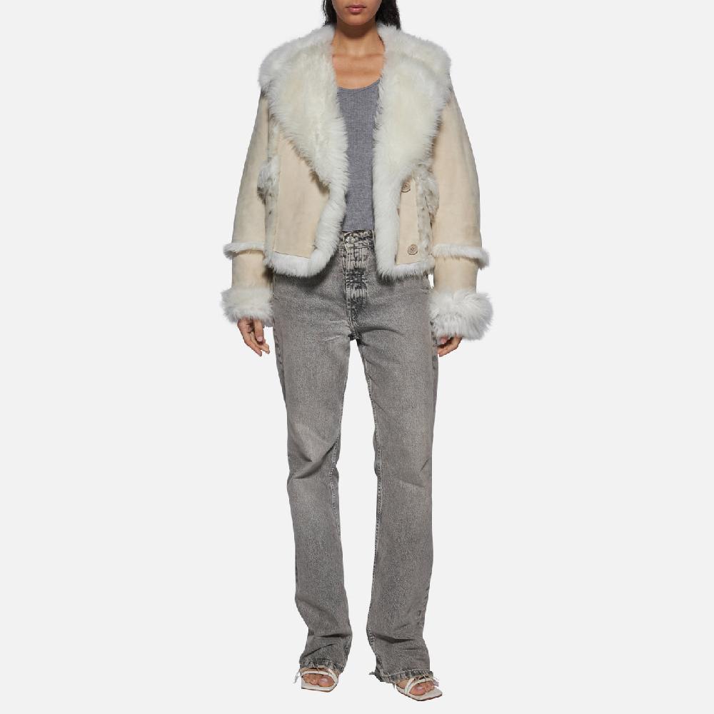 Salvatore Santoro GIACCA IN SHEARLING - IVORY Fino Al -60%