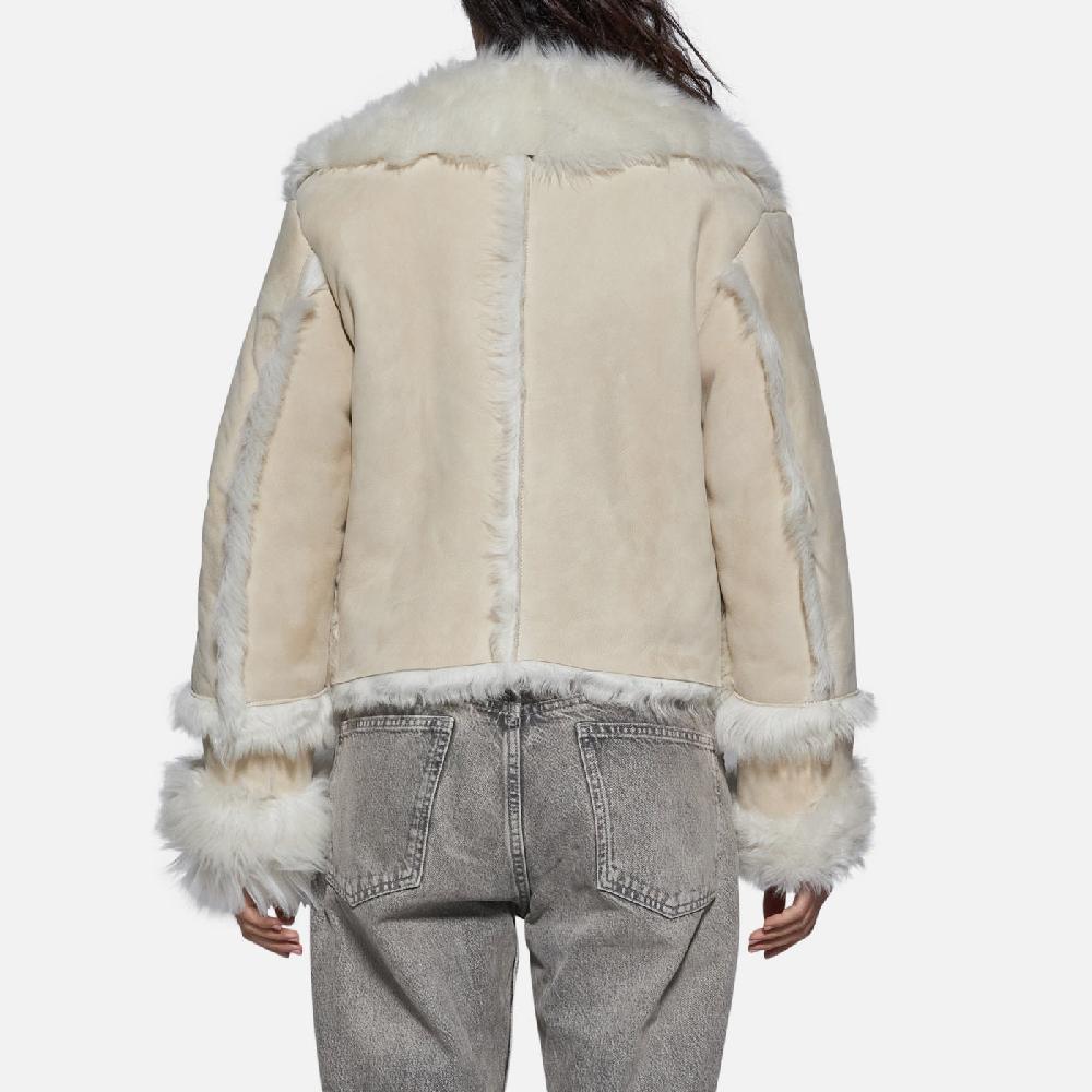 Salvatore Santoro GIACCA IN SHEARLING - IVORY Fino Al -60%