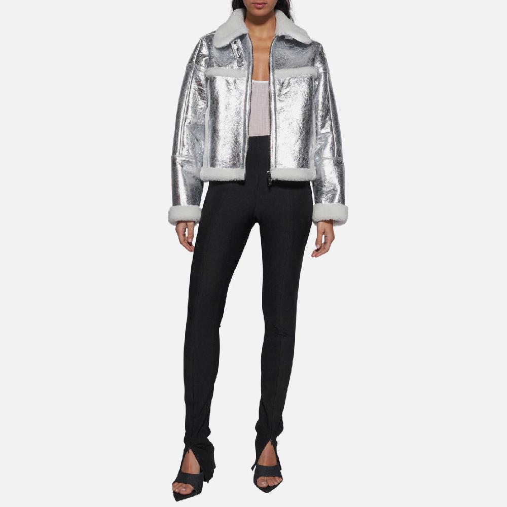 Salvatore Santoro GIACCA IN SHEARLING - SILVER Affare Del Giorno