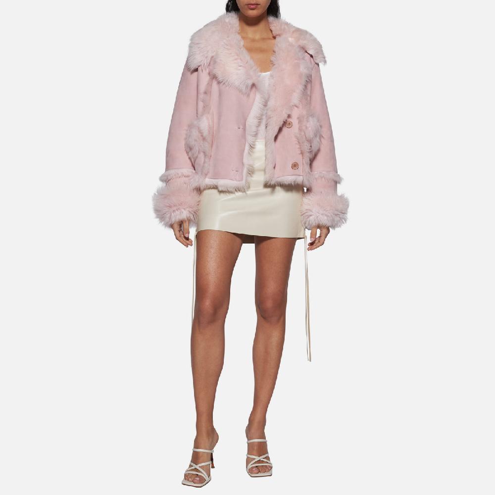 Salvatore Santoro GIACCA IN SHEARLING - ROSE Prezzo Ridotto