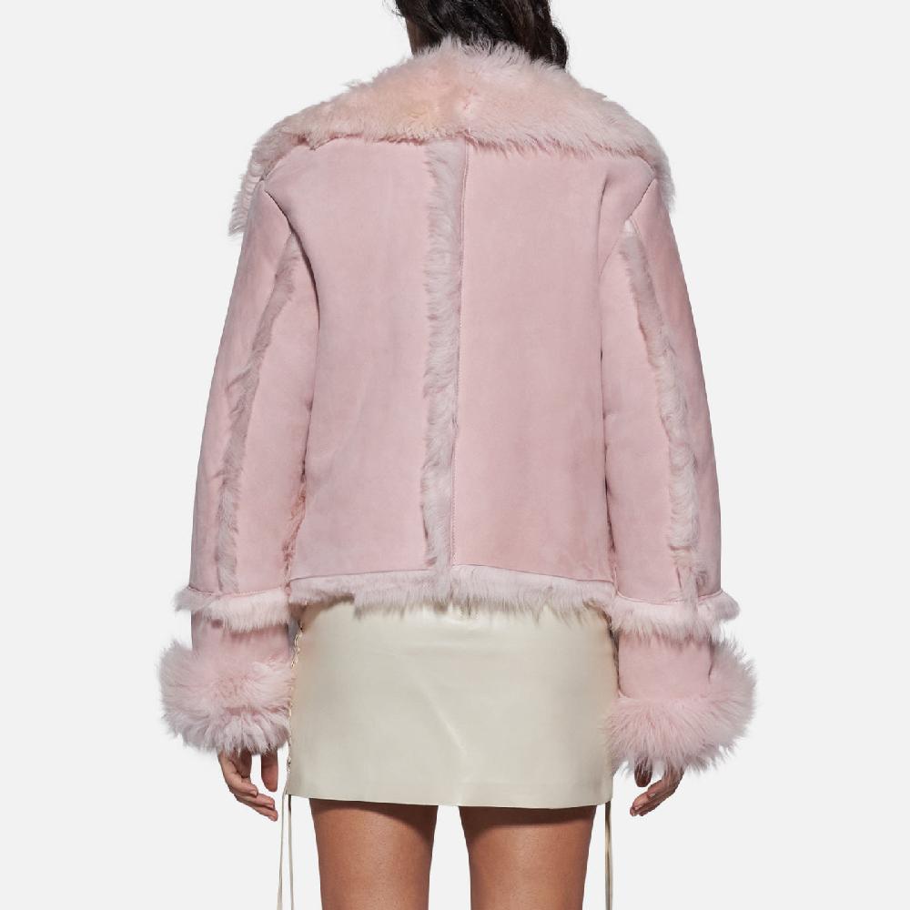 Salvatore Santoro GIACCA IN SHEARLING - ROSE Prezzo Ridotto