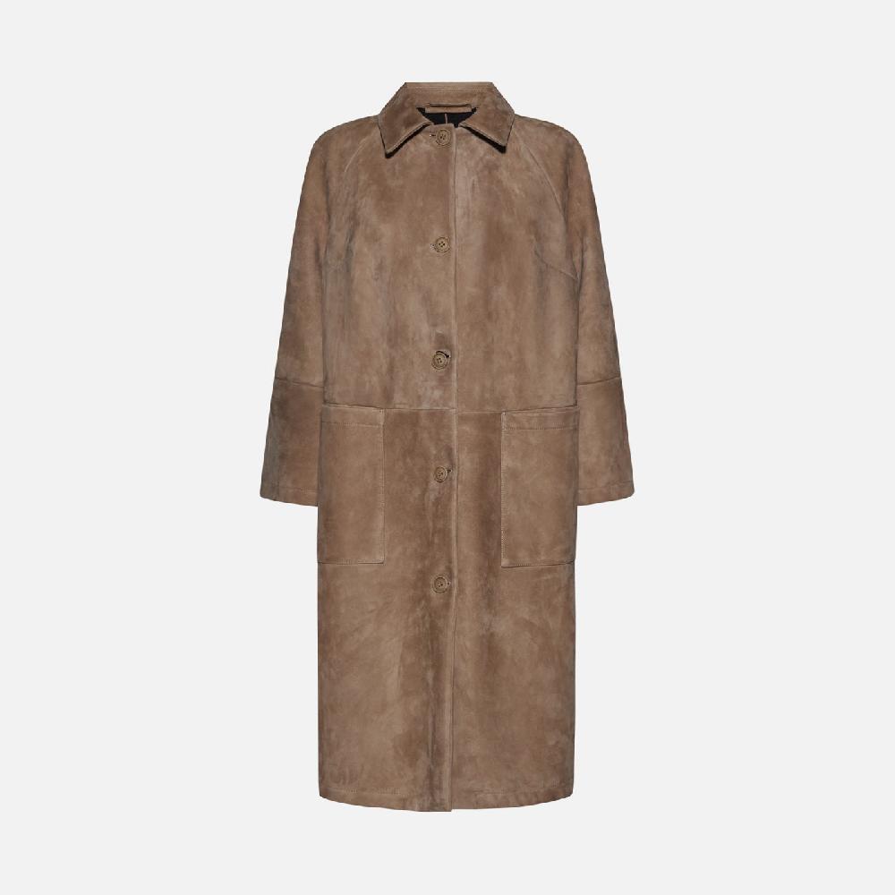 Salvatore Santoro CAPPOTTO IN CAMOSCIO - SAND Novità