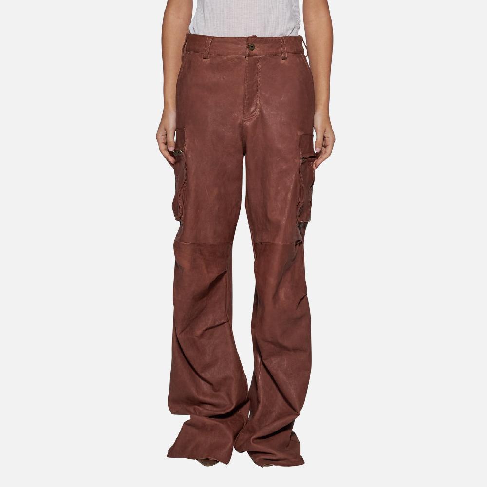 Salvatore Santoro PANTALONE IN PELLE - WOOD Economico