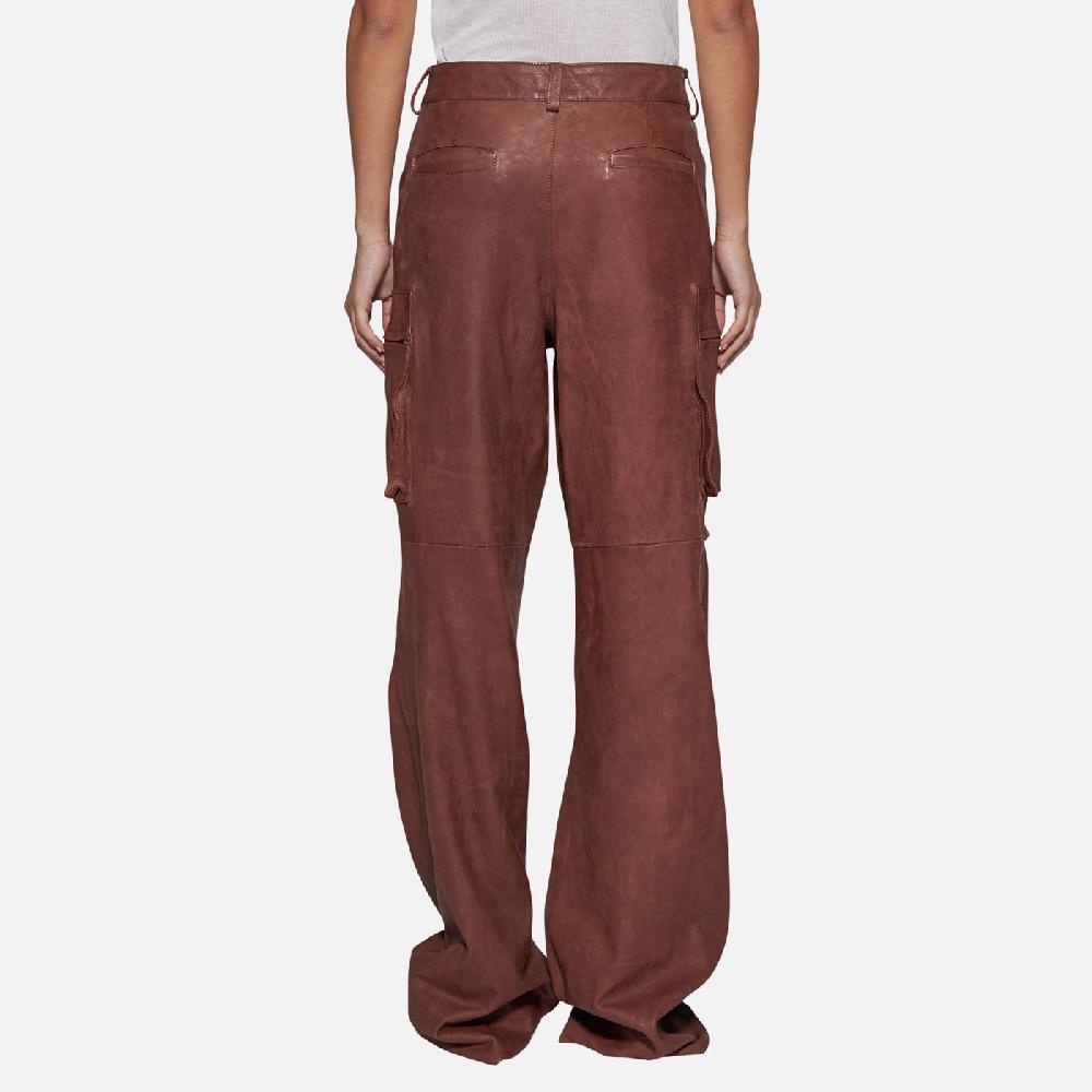Salvatore Santoro PANTALONE IN PELLE - WOOD Economico