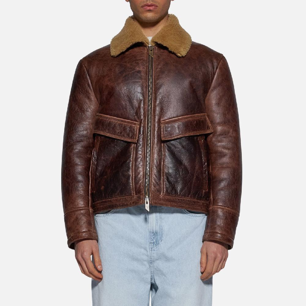 Salvatore Santoro GIACCA IN SHEARLING - T.MORO In Vendita