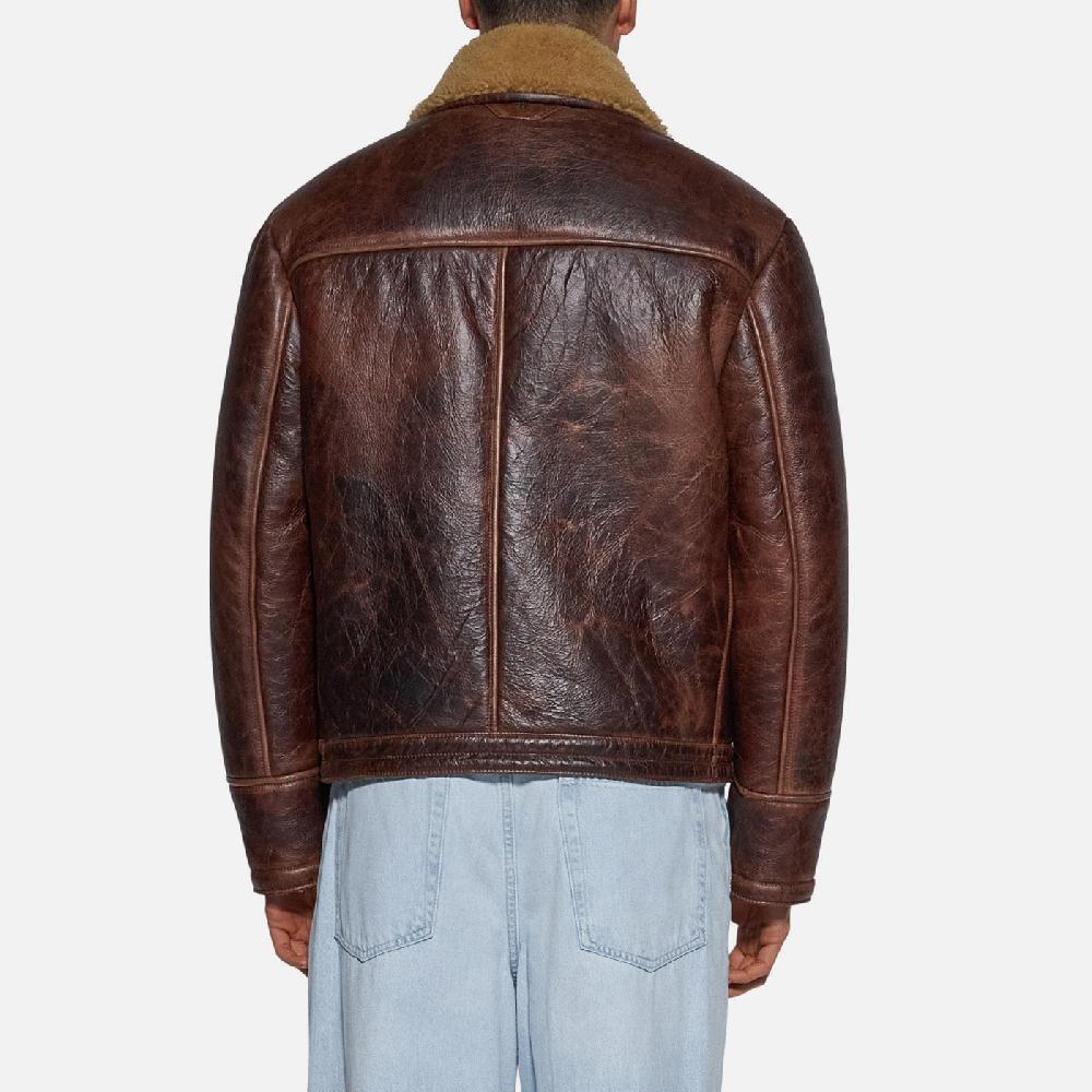 Salvatore Santoro GIACCA IN SHEARLING - T.MORO In Vendita