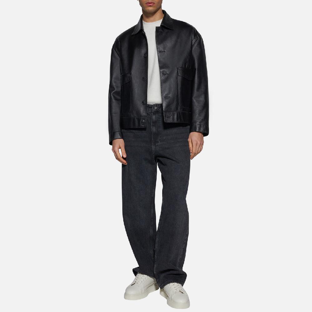 Salvatore Santoro GIACCA IN PELLE - BLACK Saldi