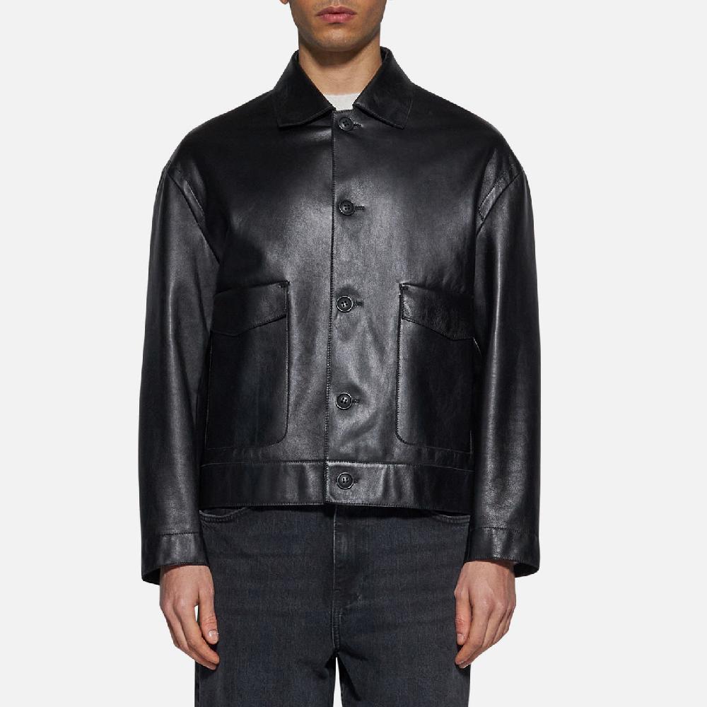 Salvatore Santoro GIACCA IN PELLE - BLACK Saldi