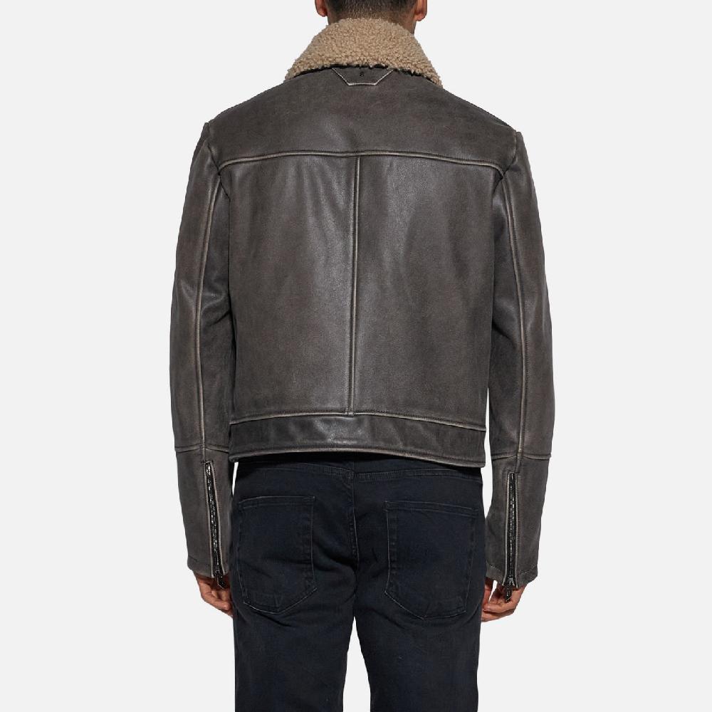 Salvatore Santoro GIACCA IN PELLE - BLACK Offerte