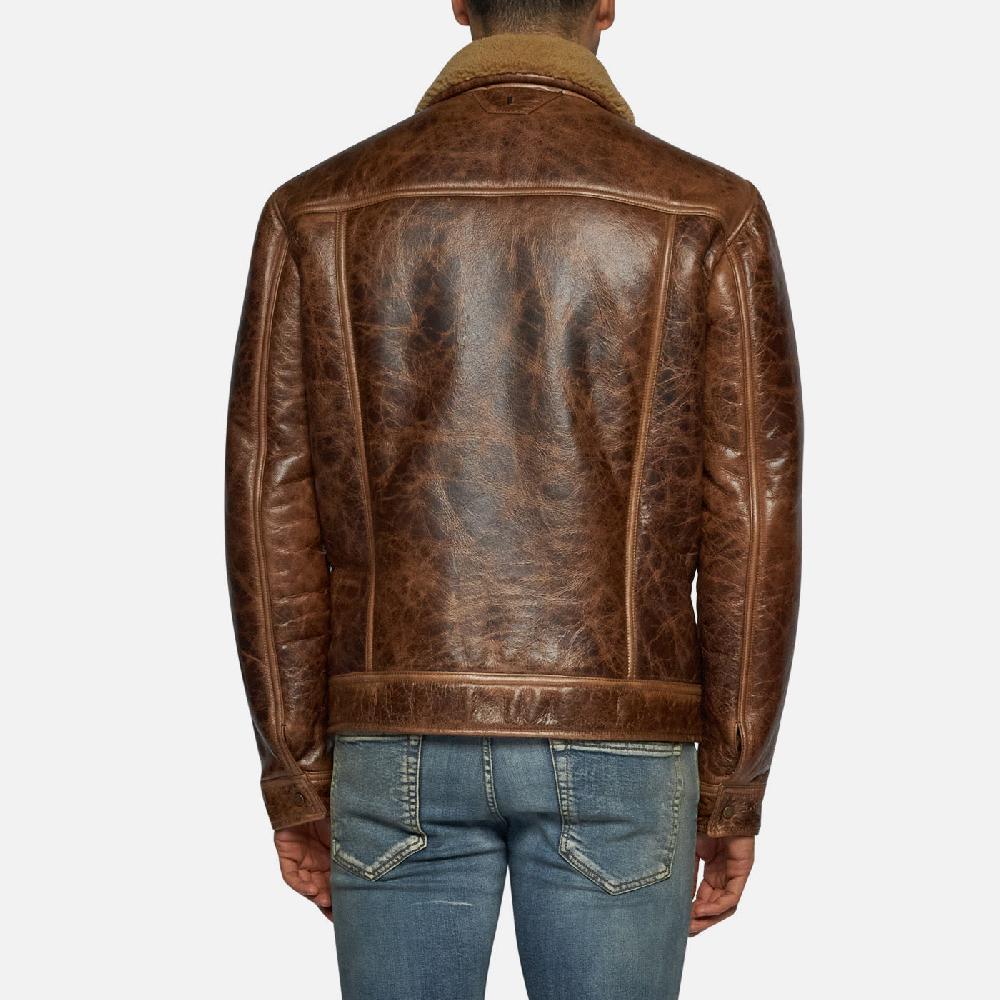 Salvatore Santoro GIACCA IN SHEARLING - COGNAC Vendita Economica