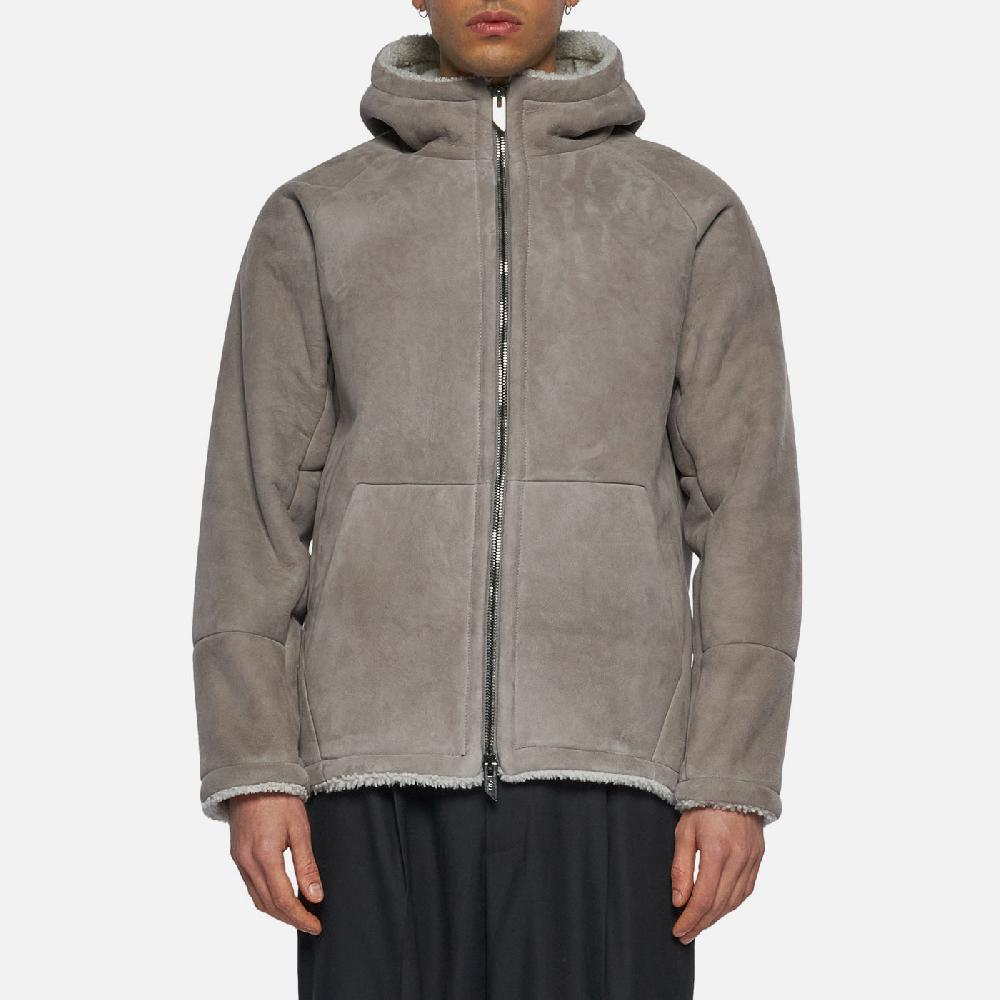 Salvatore Santoro FELPA IN SHEARLING - GREY Saldi Di Fabbrica