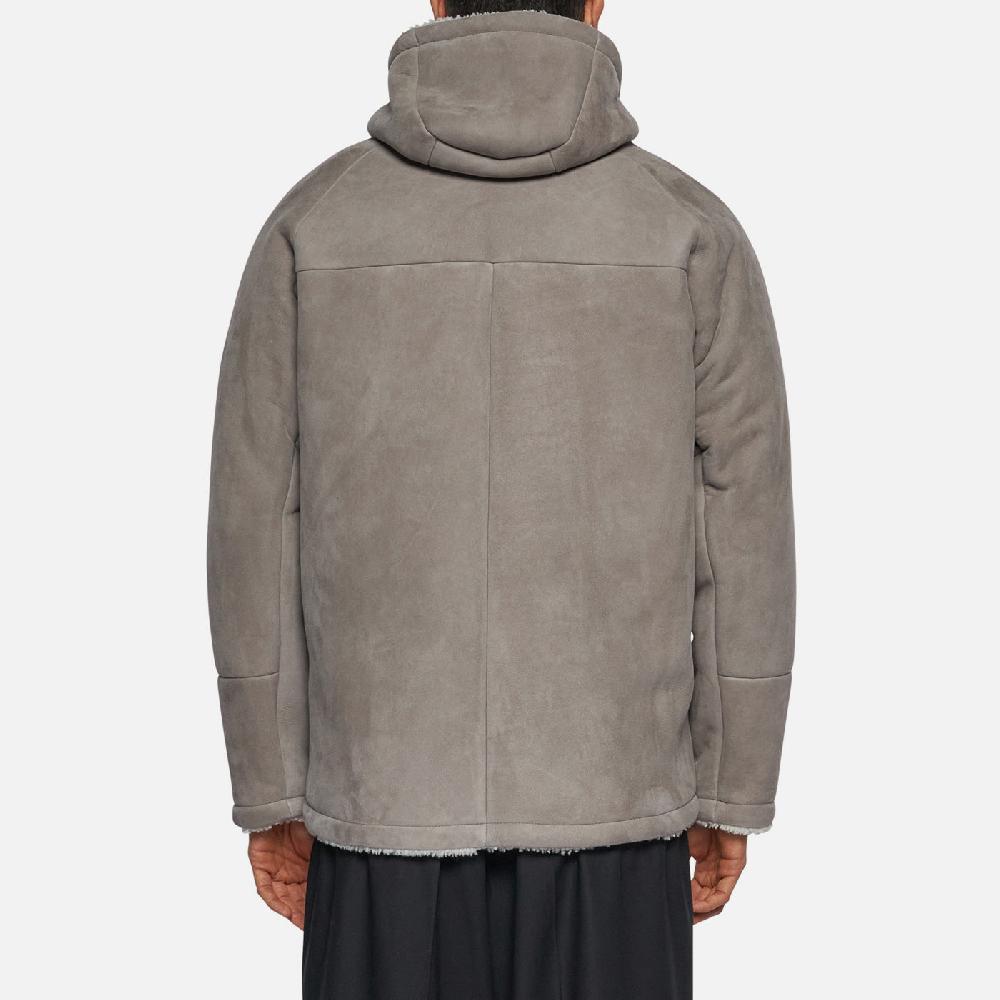 Salvatore Santoro FELPA IN SHEARLING - GREY Saldi Di Fabbrica