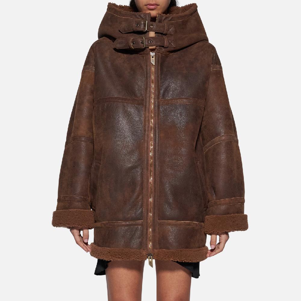 Salvatore Santoro GIACCA IN SHEARLING - TOBACCO Italia