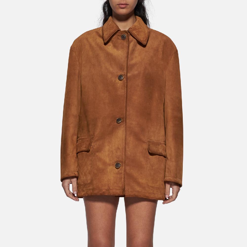 Salvatore Santoro GIACCA IN CAMOSCIO - CAMEL Vendita