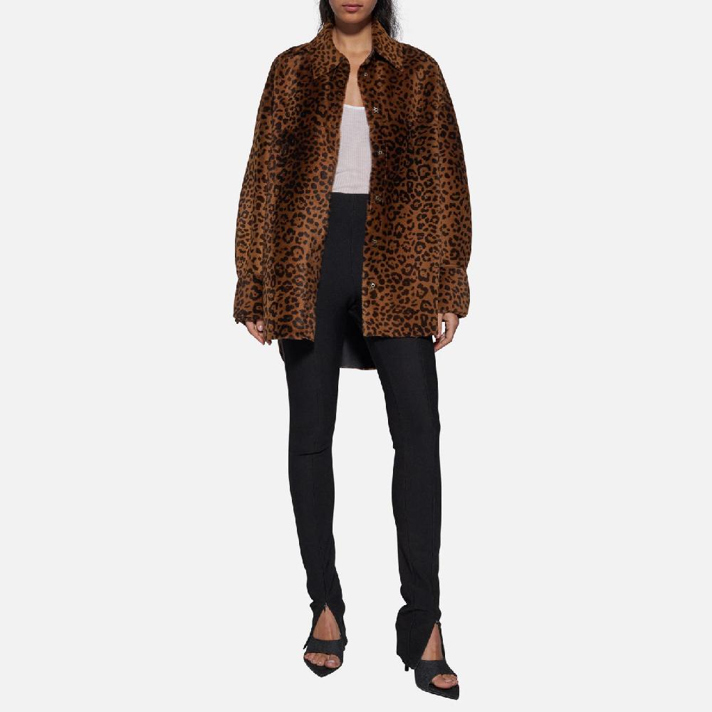 Salvatore Santoro CAMICA IN SHEARLING - BROWN Negozi Online