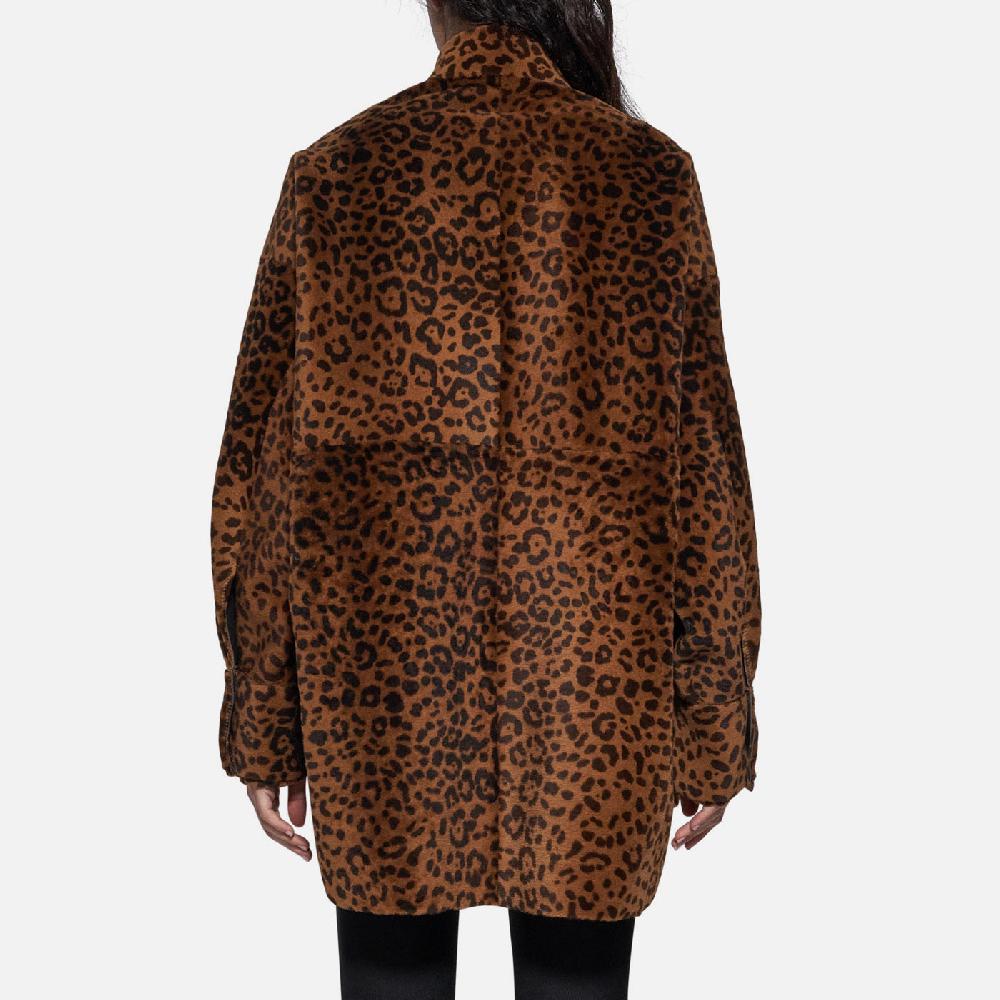 Salvatore Santoro CAMICA IN SHEARLING - BROWN Negozi Online