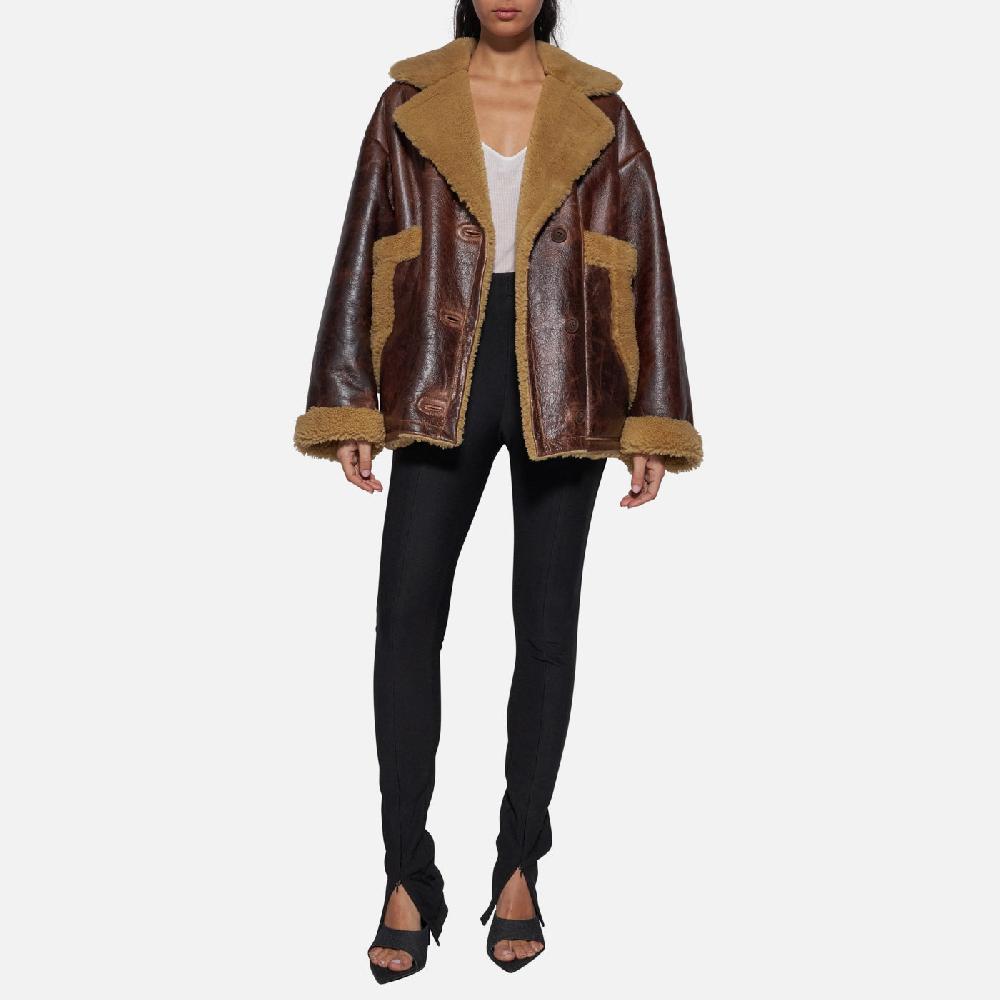 Salvatore Santoro GIACCA IN SHEARLING - WINE Acquista Ora
