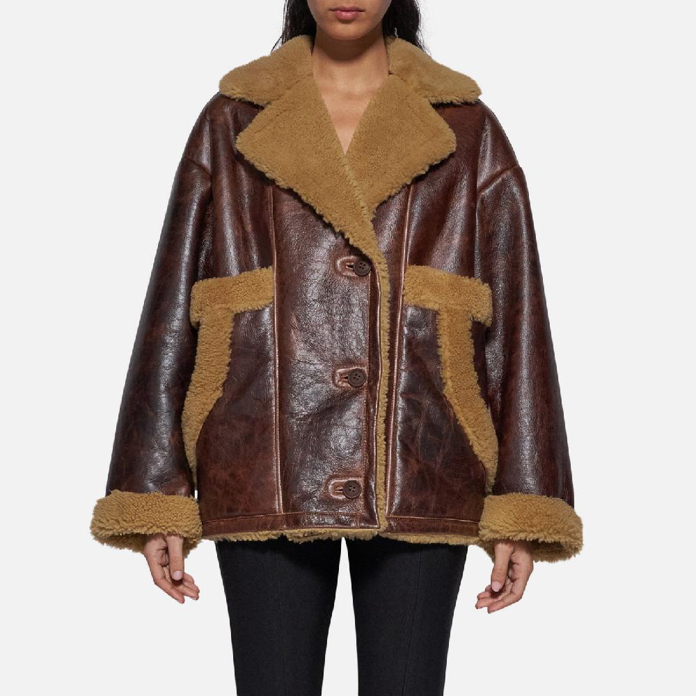 Salvatore Santoro GIACCA IN SHEARLING - WINE Acquista Ora