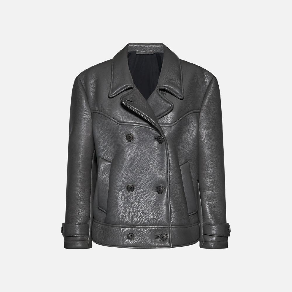 Salvatore Santoro GIACCA IN PELLE - GREY Promozione Limitata