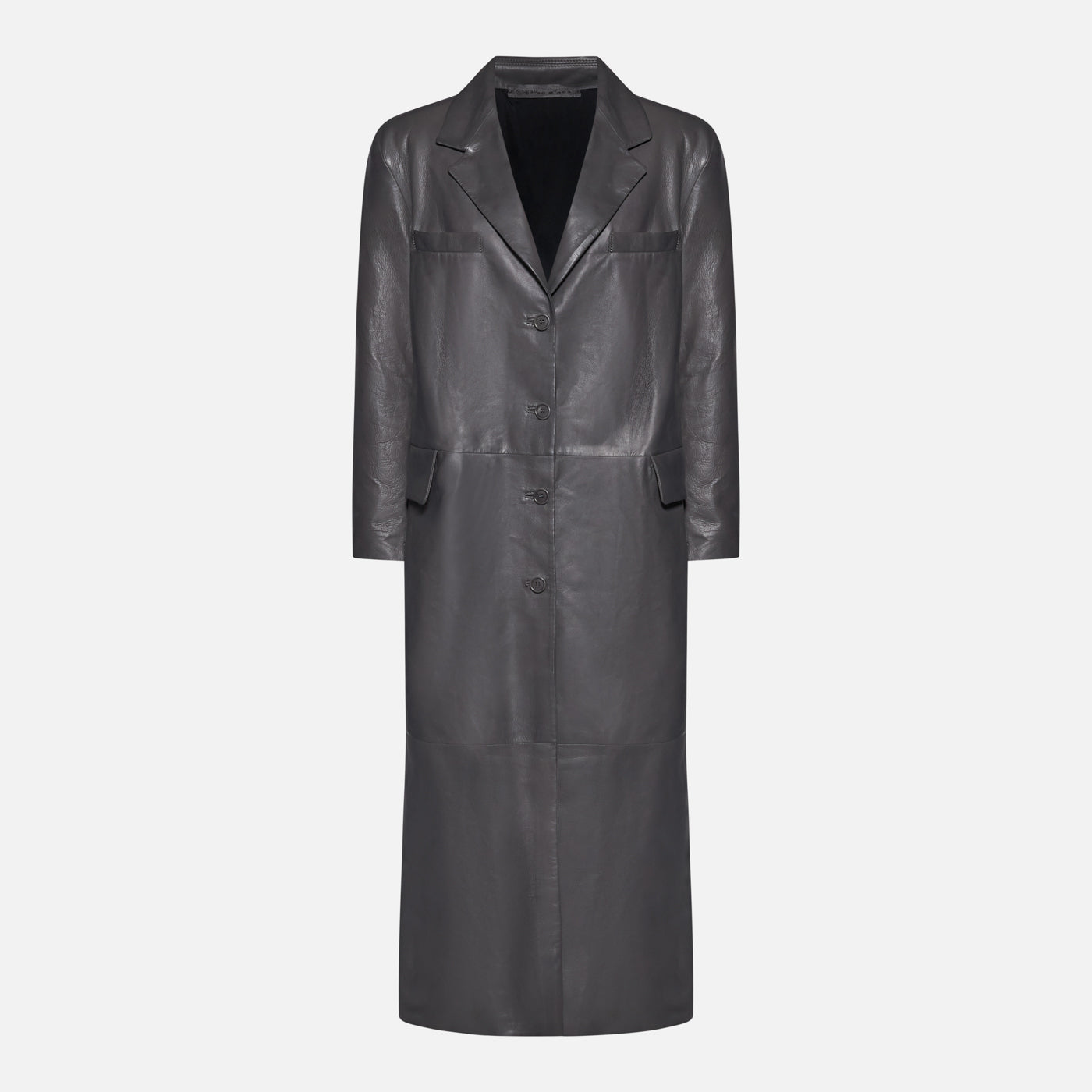 Salvatore Santoro CAPPOTTO IN PELLE - SMOKE Fino Al -60%