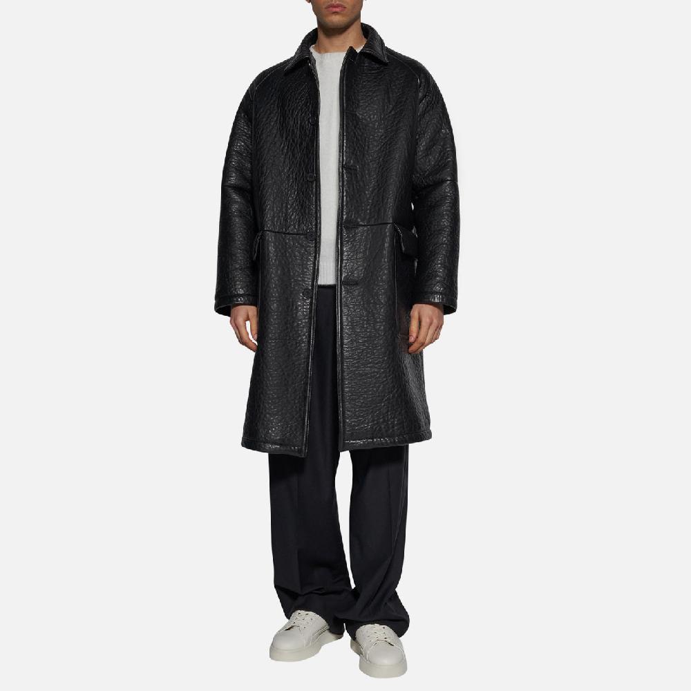 Salvatore Santoro CAPPOTTO IN PELLE - BLACK Convenienza