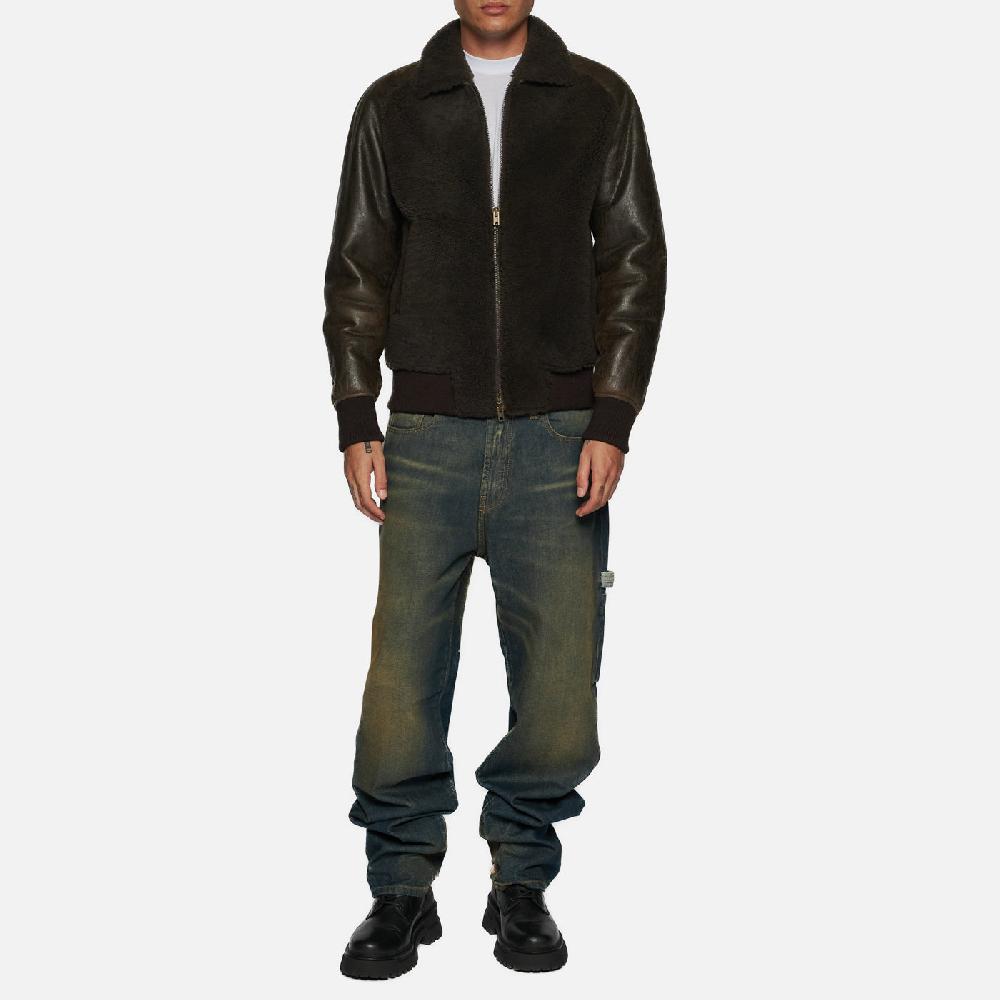 Salvatore Santoro GIACCA IN SHEARLING - BROWN Offerta