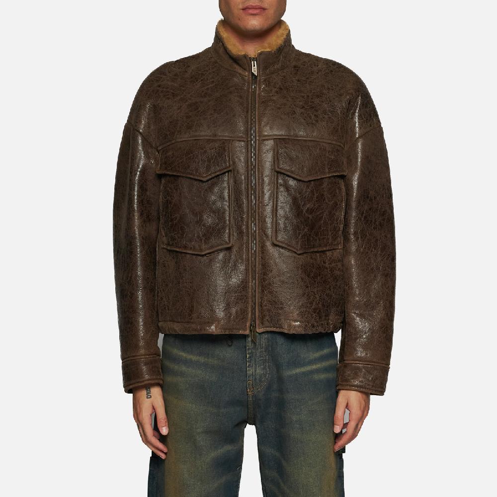 Salvatore Santoro GIACCA IN SHEARLING - BROWN Economico