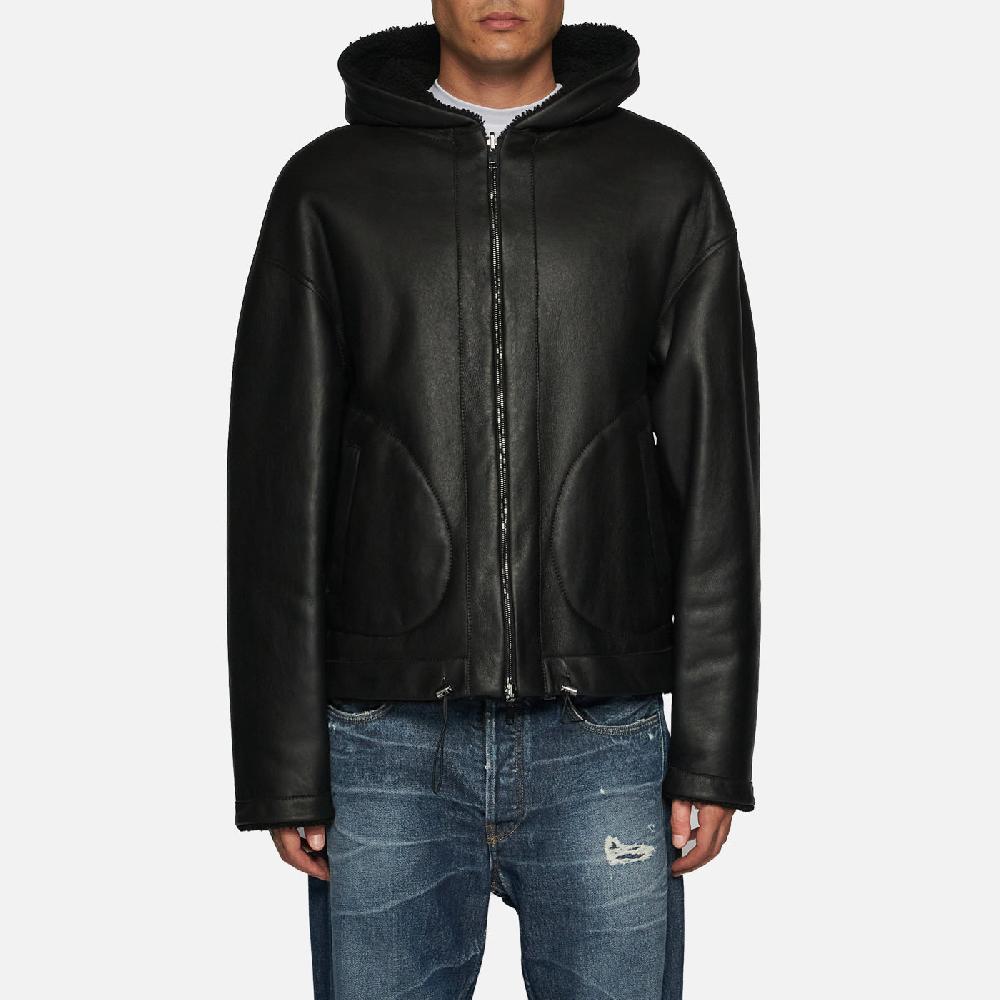 Salvatore Santoro GIACCA IN SHEARLING - BLACK Outlet
