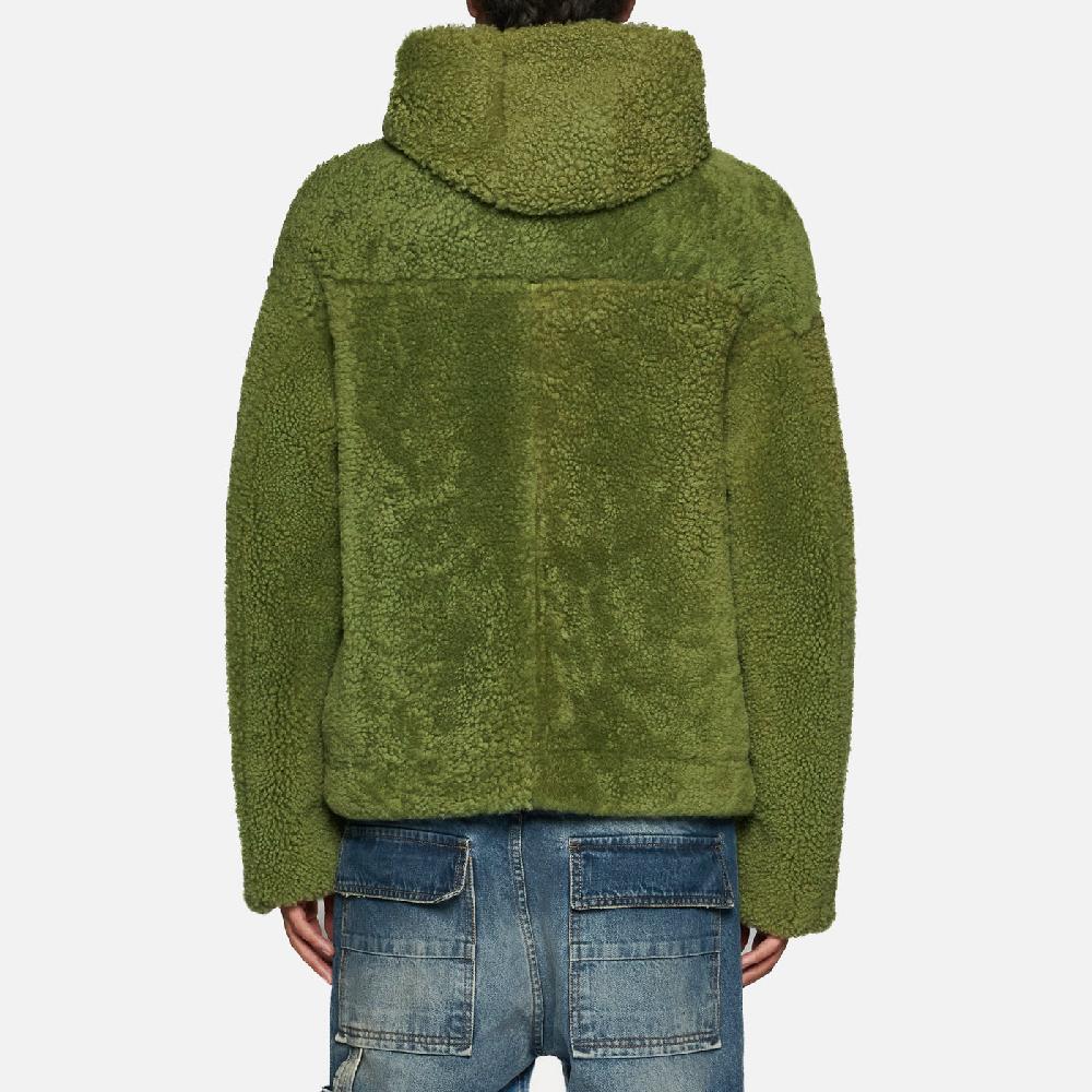 Salvatore Santoro GIACCA IN SHEARLING - GREEN In Vendita
