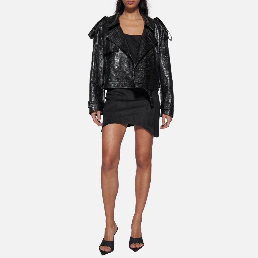 Salvatore Santoro GIACCA IN PELLE - BLACK Offerte