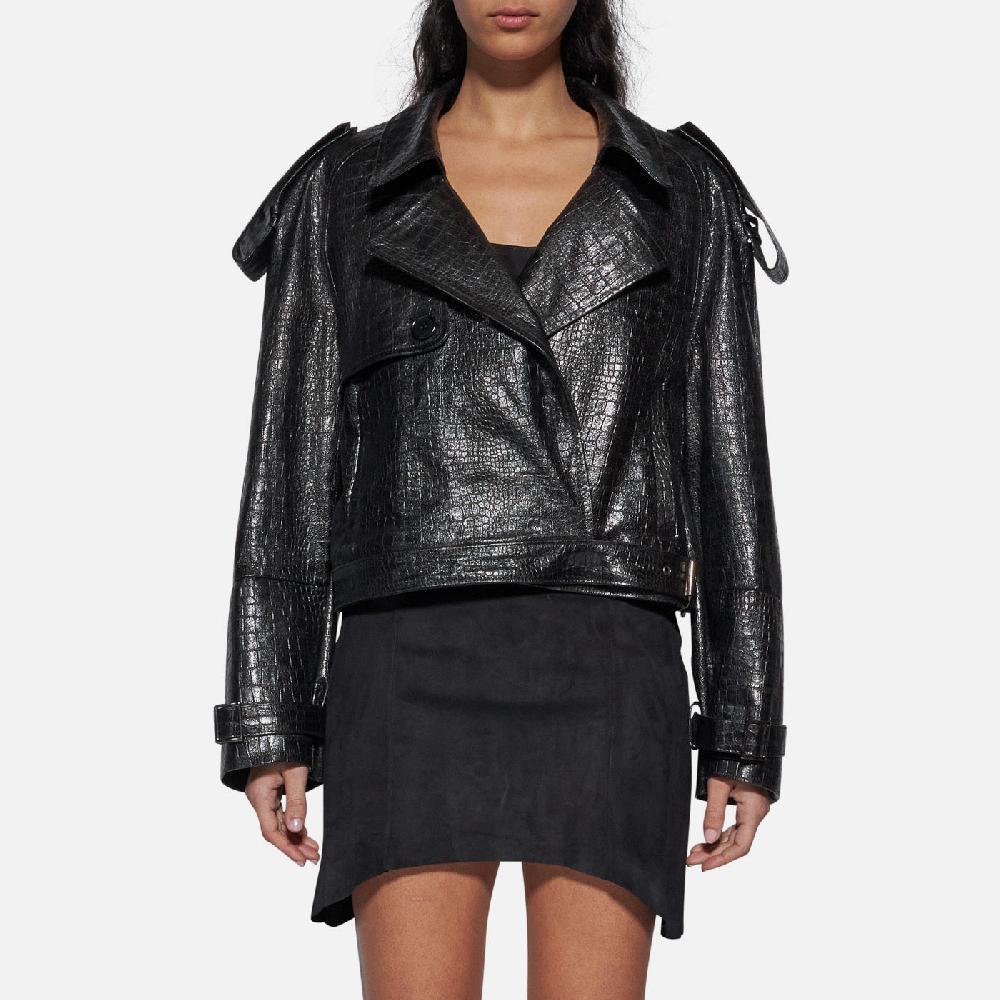 Salvatore Santoro GIACCA IN PELLE - BLACK Offerte