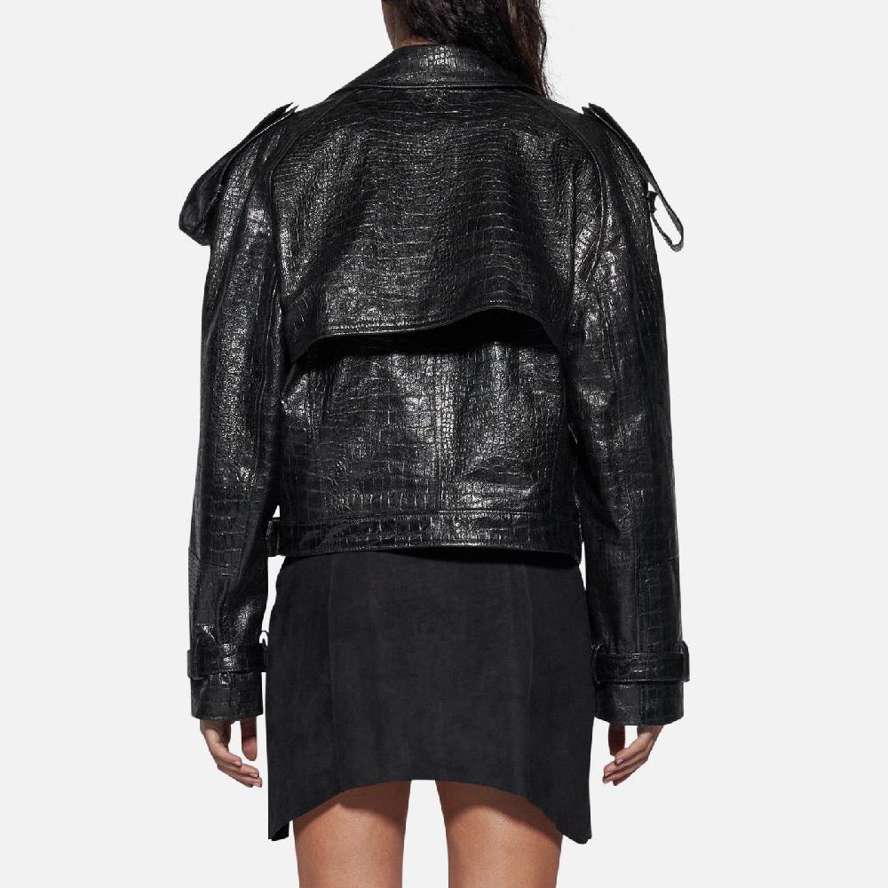 Salvatore Santoro GIACCA IN PELLE - BLACK Offerte