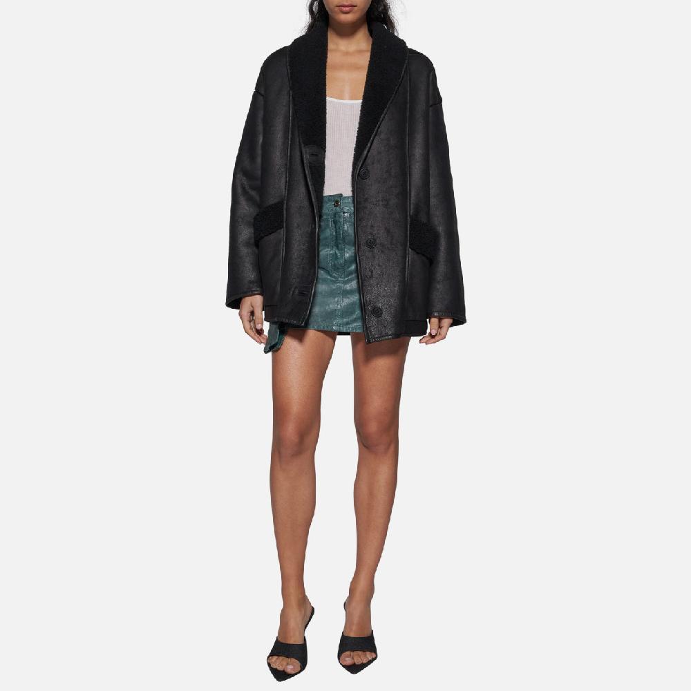 Salvatore Santoro GIACCA IN SHEARLING - BLACK Hotsell
