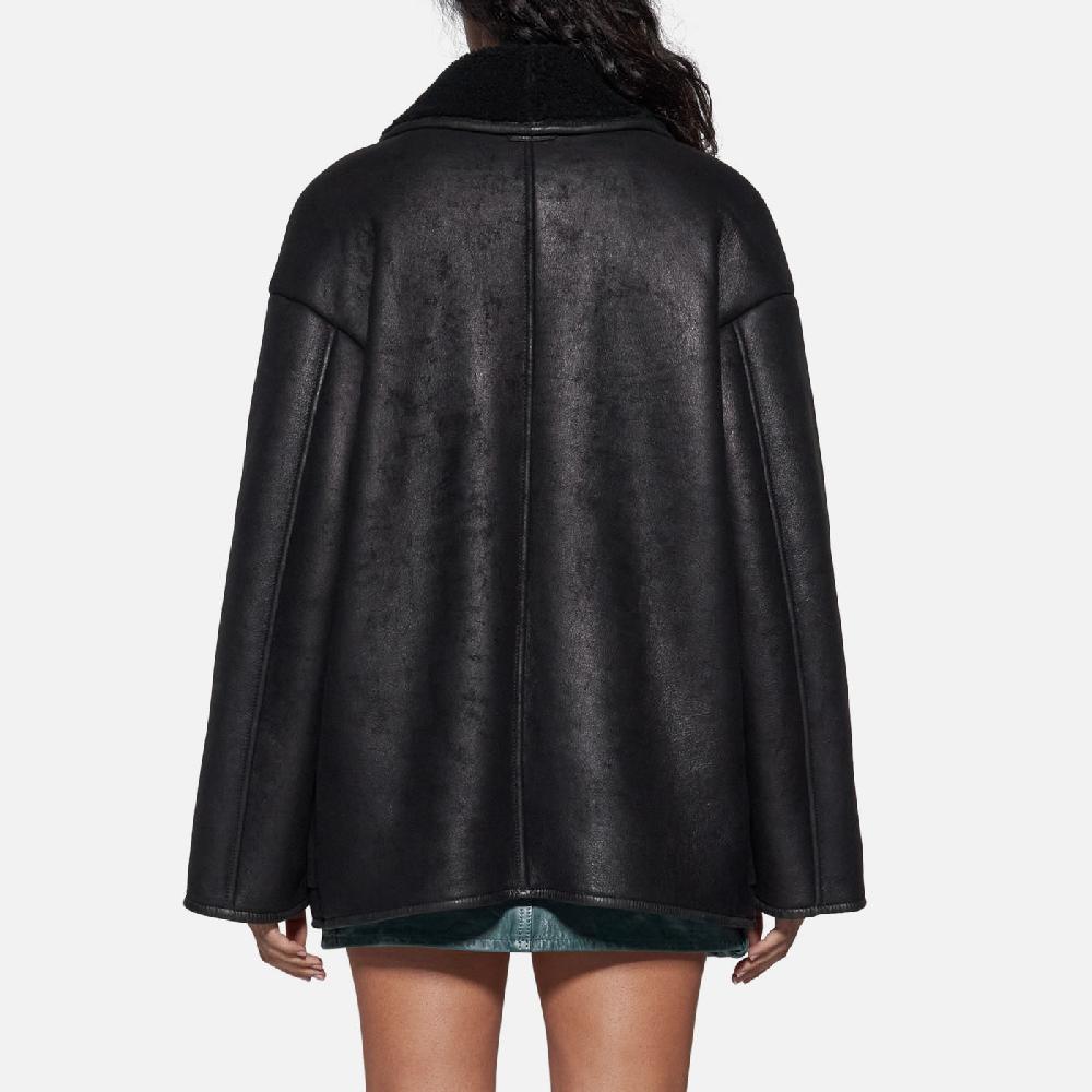 Salvatore Santoro GIACCA IN SHEARLING - BLACK Hotsell