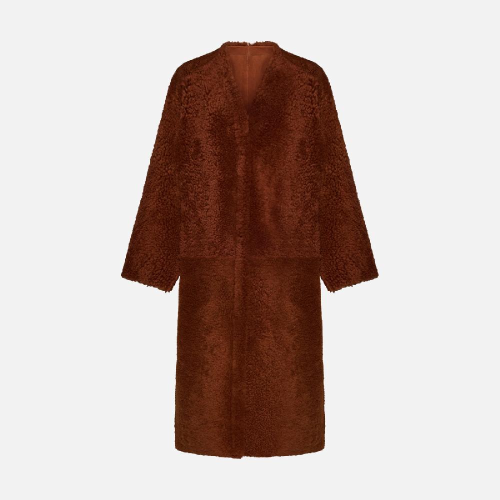 Salvatore Santoro CAPPOTTO IN SHEARLING - RUST Vendite Flash
