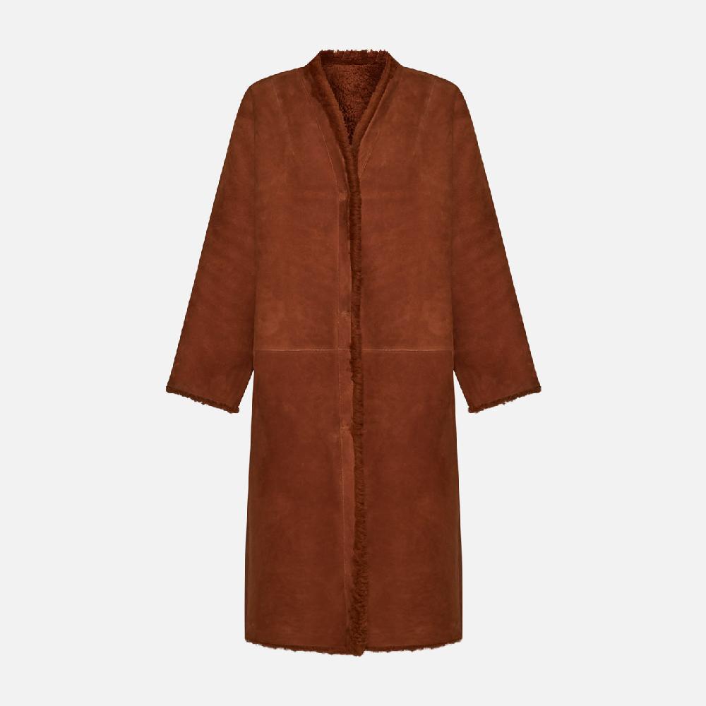 Salvatore Santoro CAPPOTTO IN SHEARLING - RUST Vendite Flash