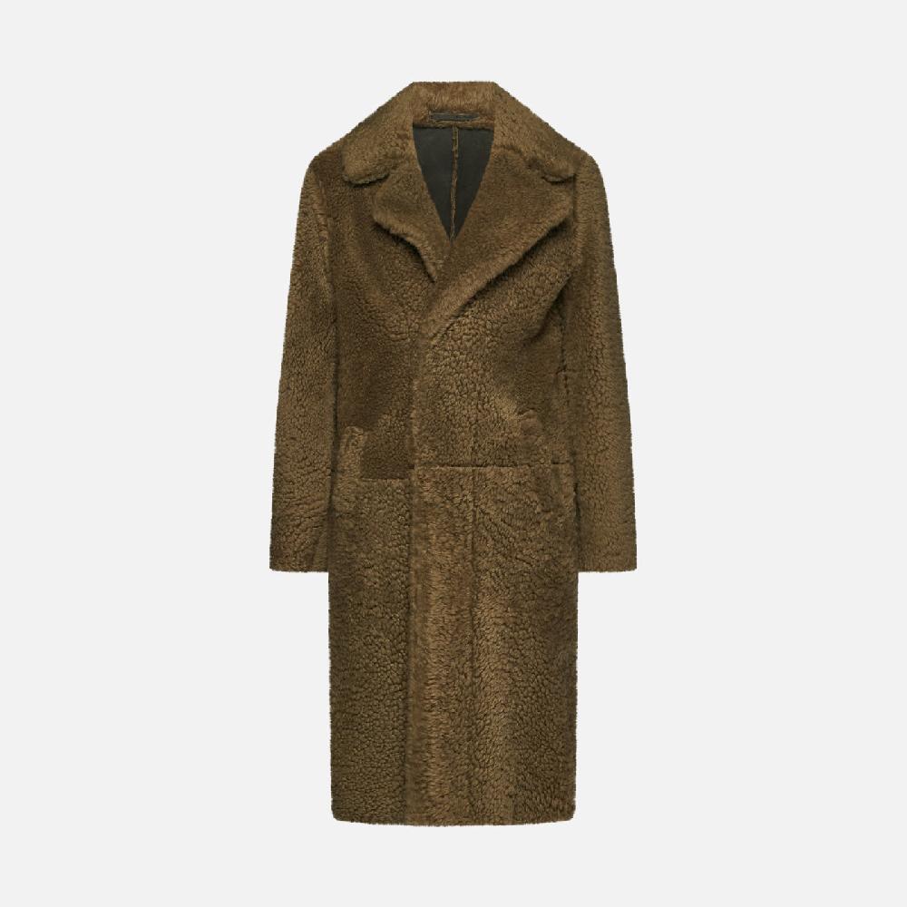 Salvatore Santoro CAPPOTTO IN SHEARLING - BEIGE Negozio