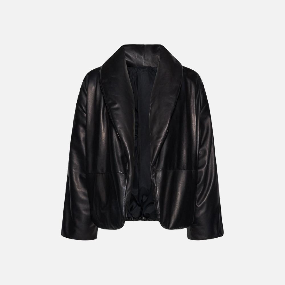 Salvatore Santoro GIACCA IN PELLE - BLACK Moda