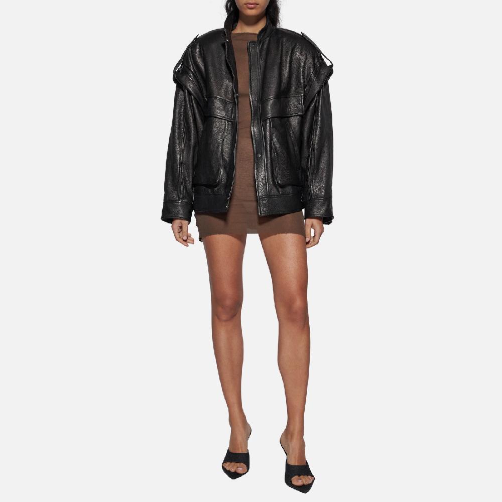 Salvatore Santoro GIACCA IN PELLE - BLACK 2025