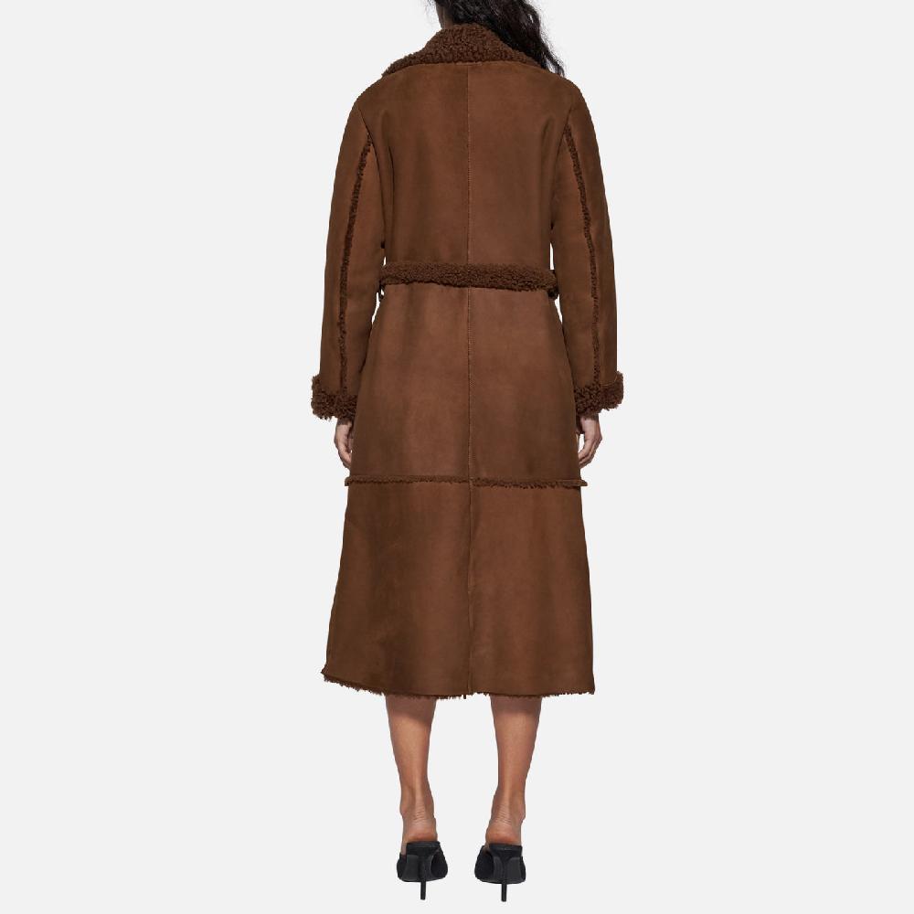 Salvatore Santoro CAPPOTTO IN SHEARLING- BROWN Italia