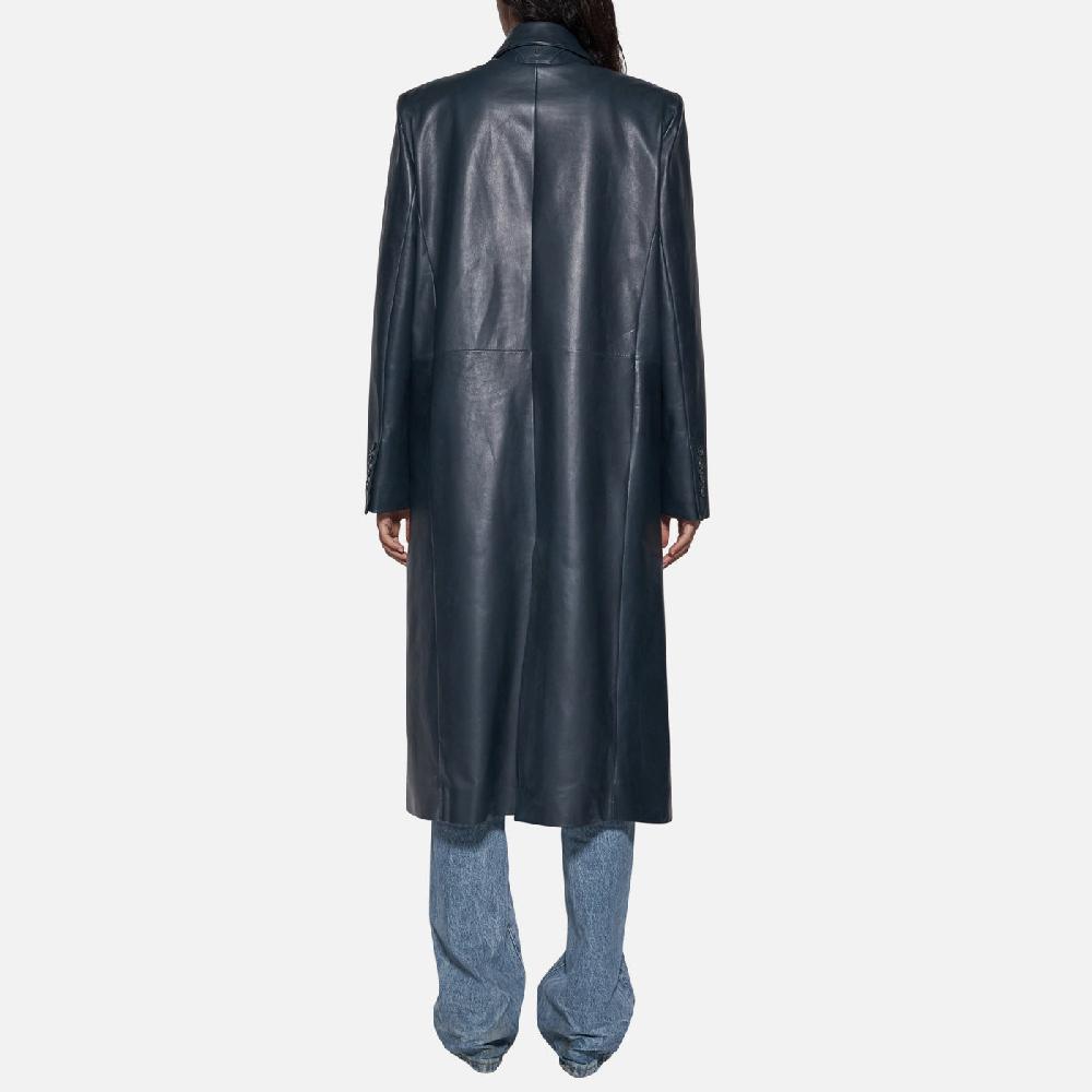 Salvatore Santoro CAPPOTTO IN PELLE - ASFALTO Soddisfazione Garantita