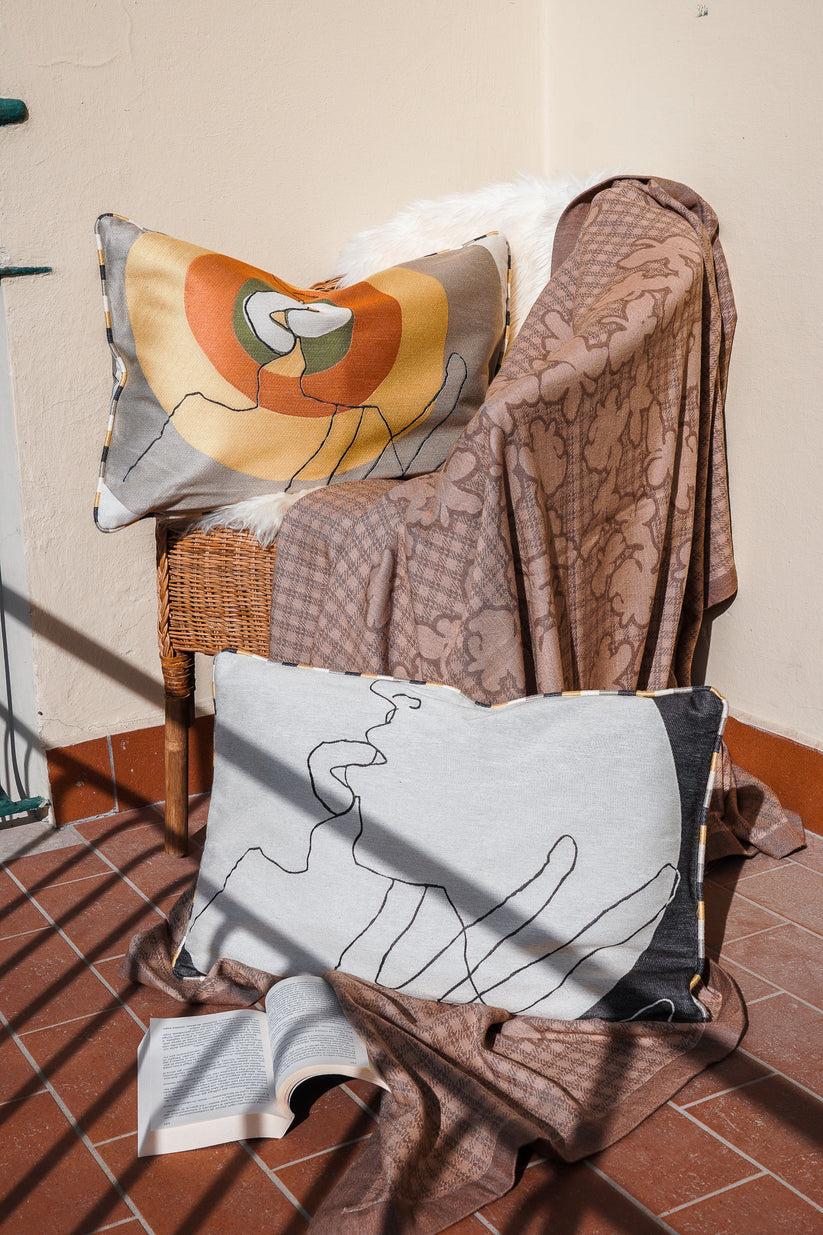 Sans Tabù Blanket Jacquard con Farfalle Latest stili