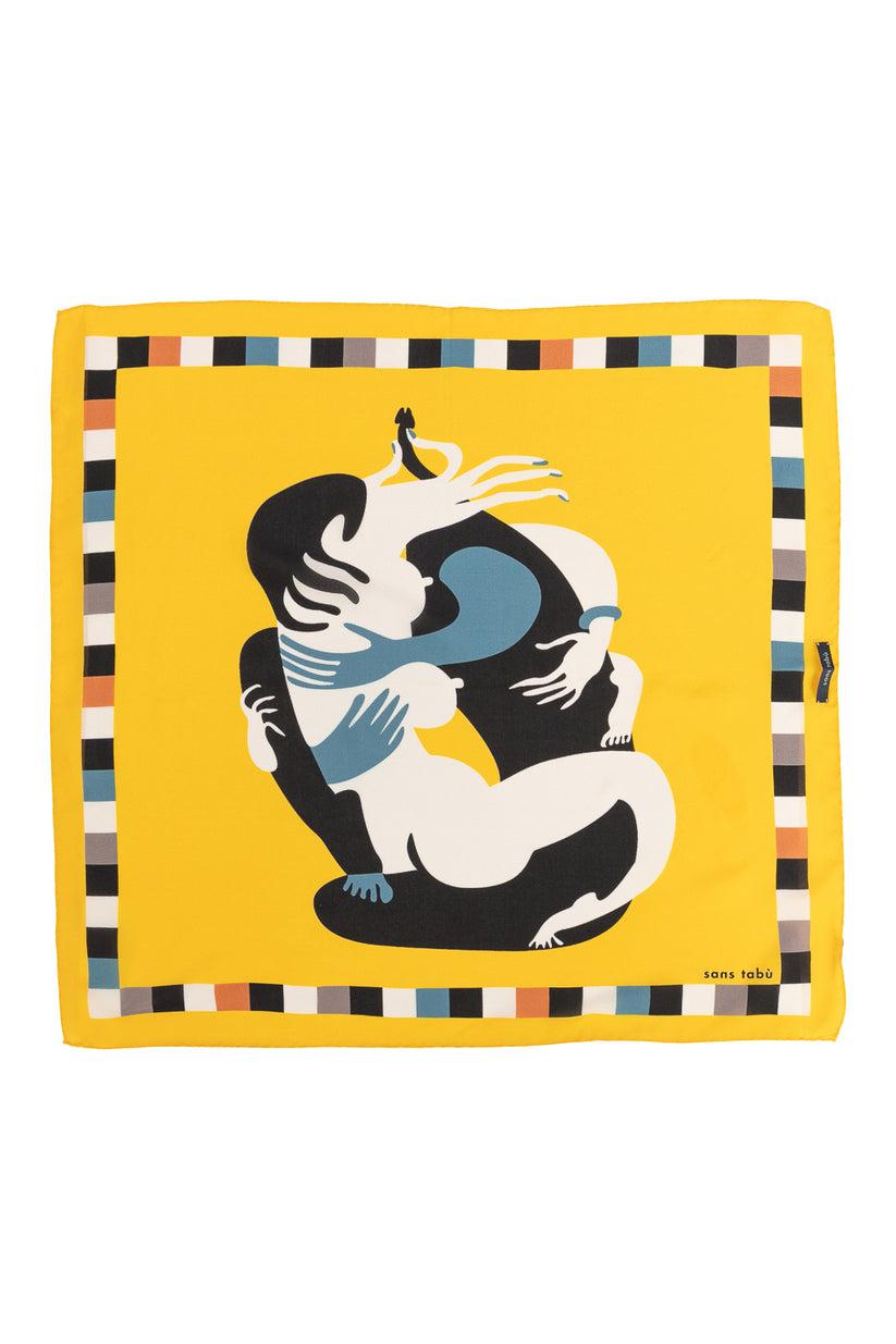 Sans Tabù Foulard pura seta “L'abbraccio” Novità