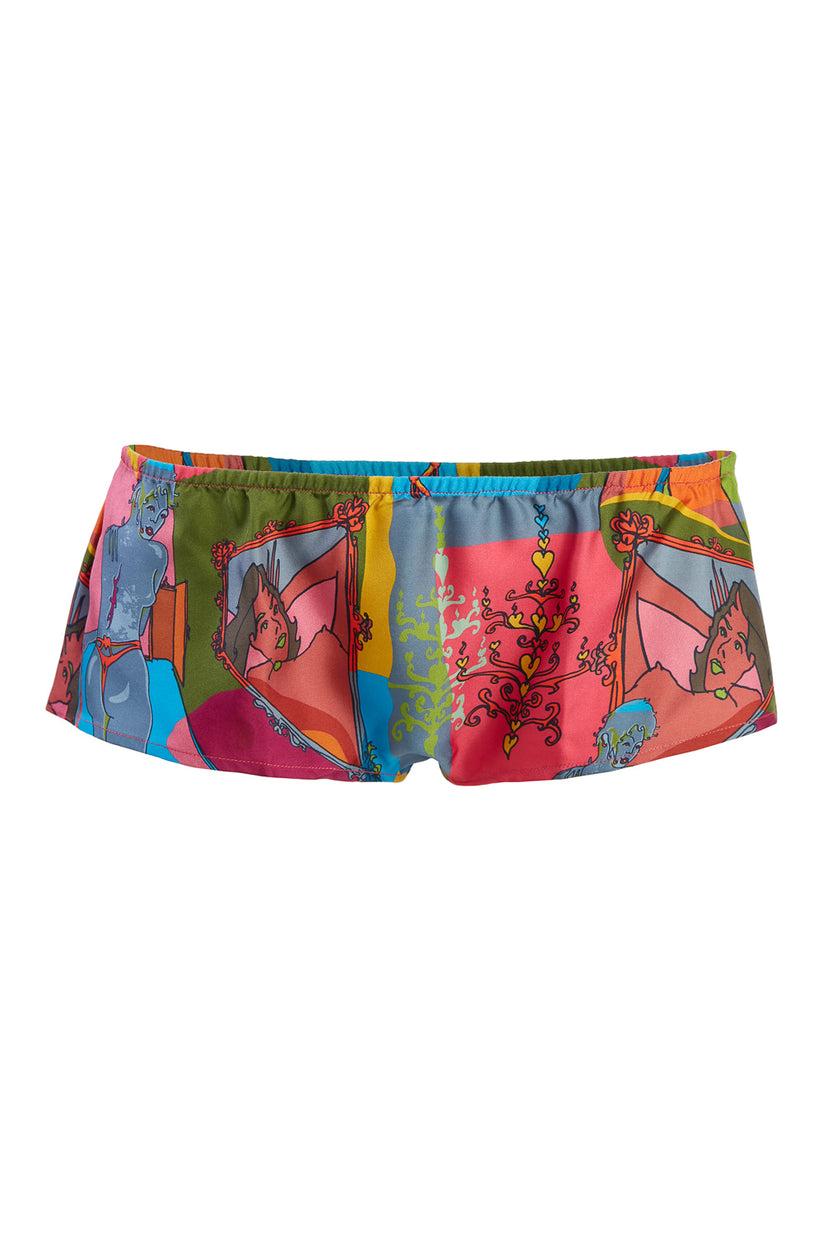 Sans Tabù Culotte in pura seta “ Specchio delle mie brame” - Dark Rose