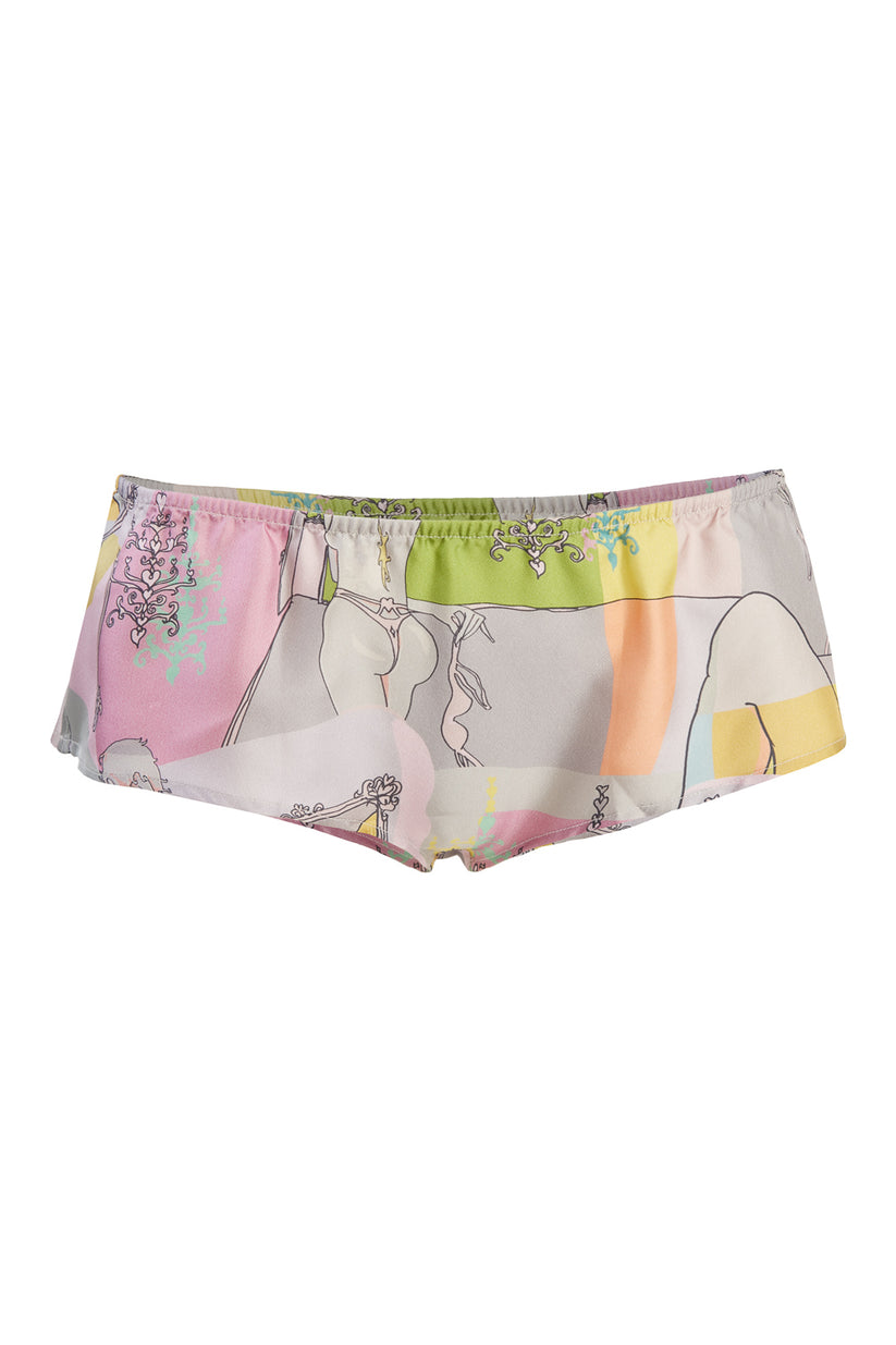 Sans Tabù Culotte in pura seta “ Specchio delle mie brame” - Rose